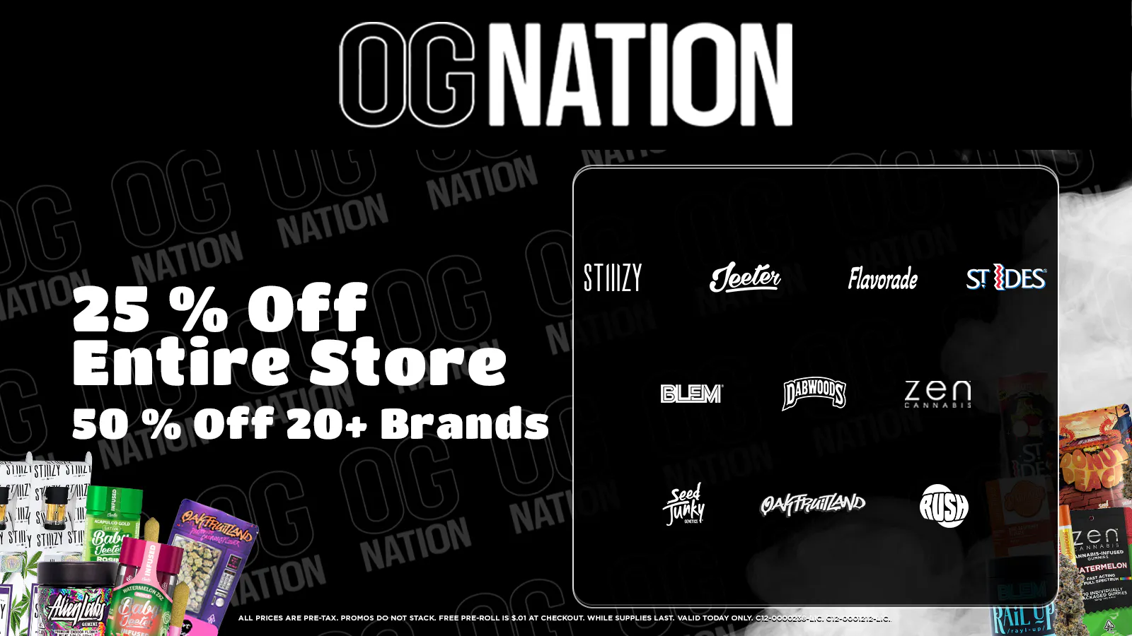 OG Nation Delivery Los Angeles listing banner