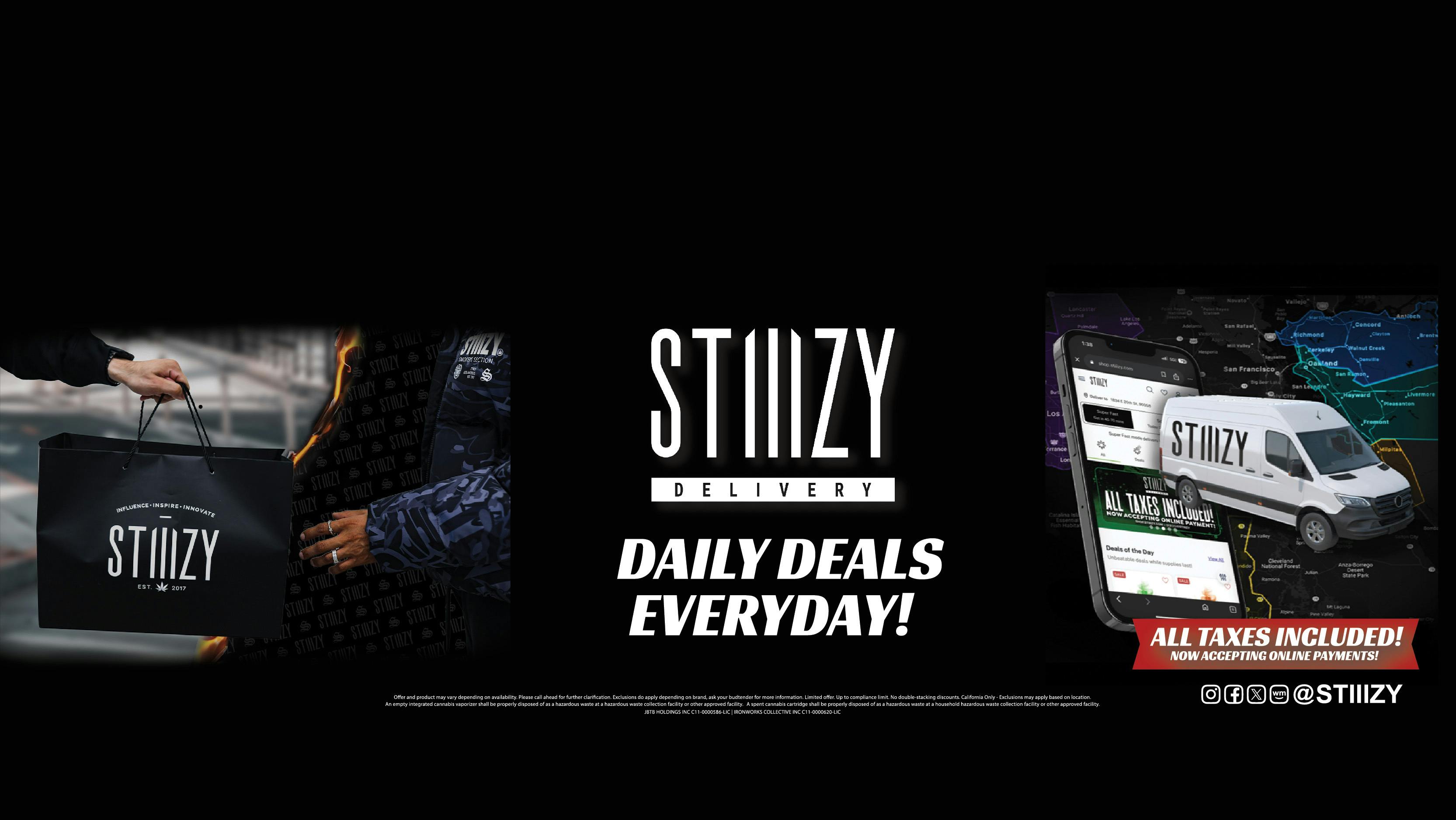 STIIIZY DELIVERY listing banner