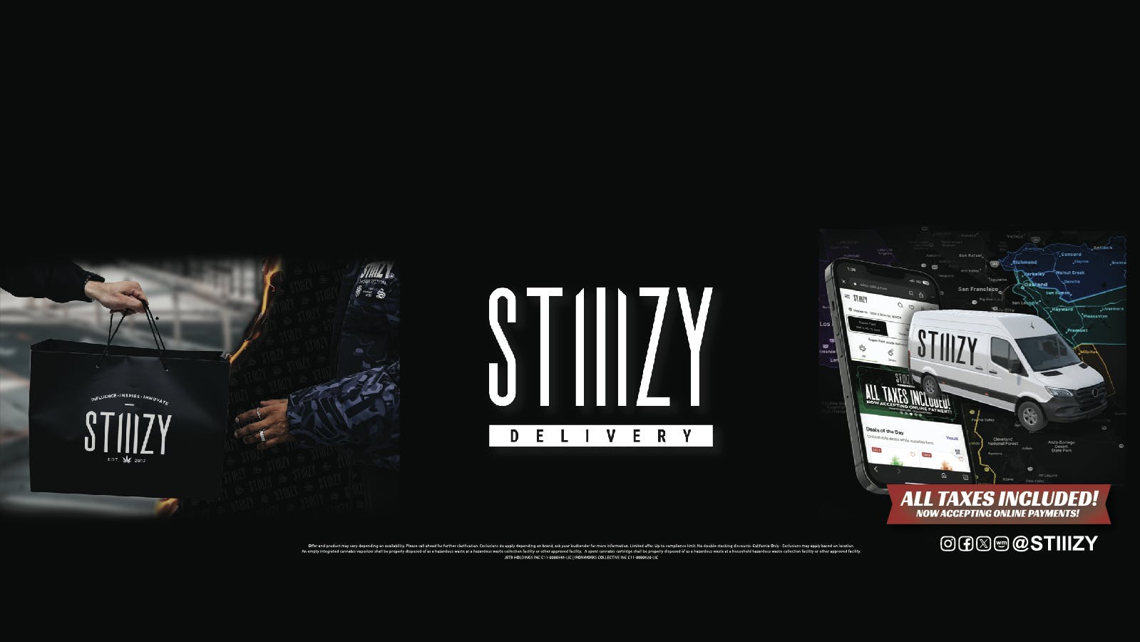 STIIIZY DELIVERY listing banner