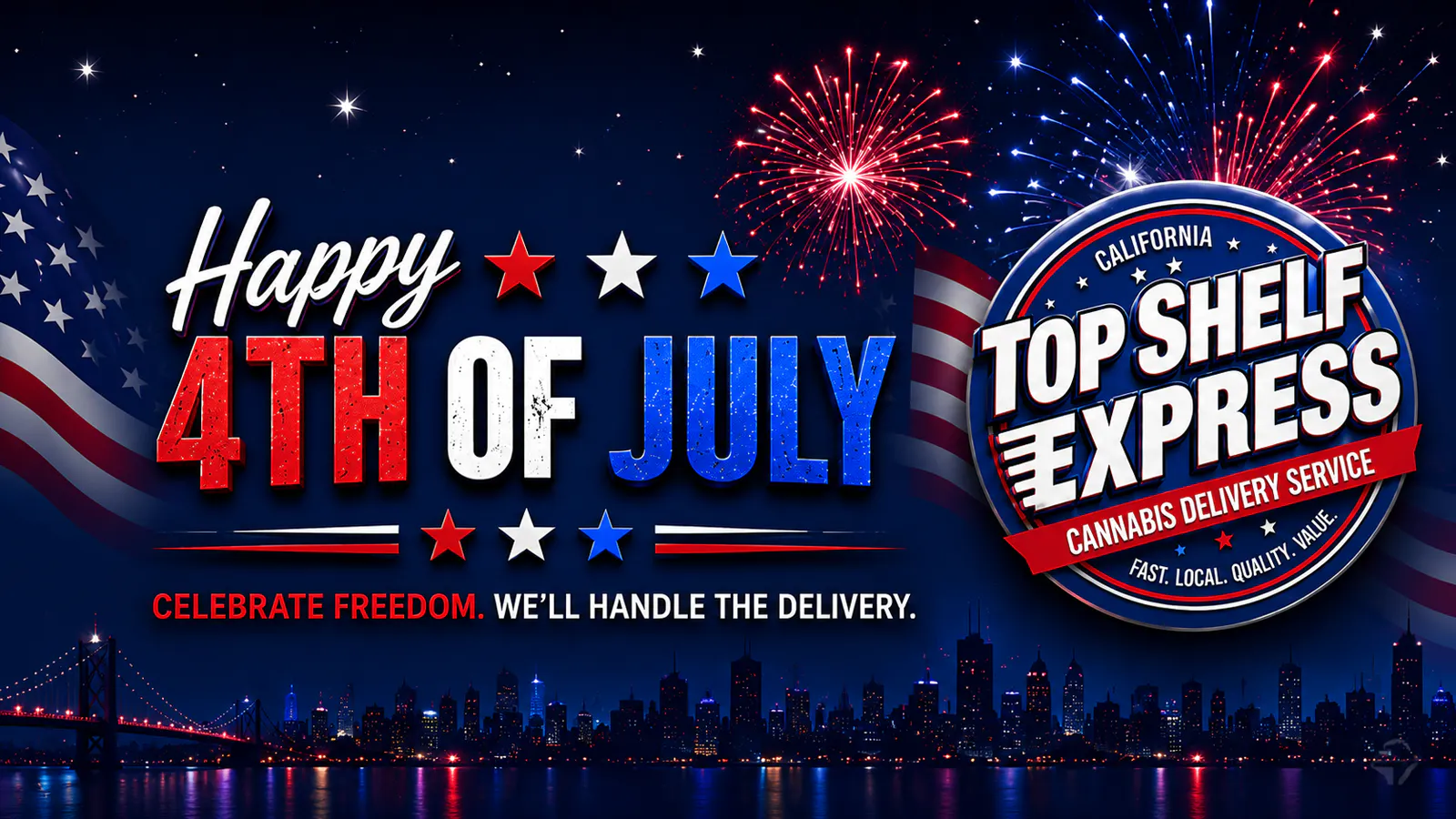 TOP SHELF EXPRESS - EXCISE TAXES INCLUDED listing banner