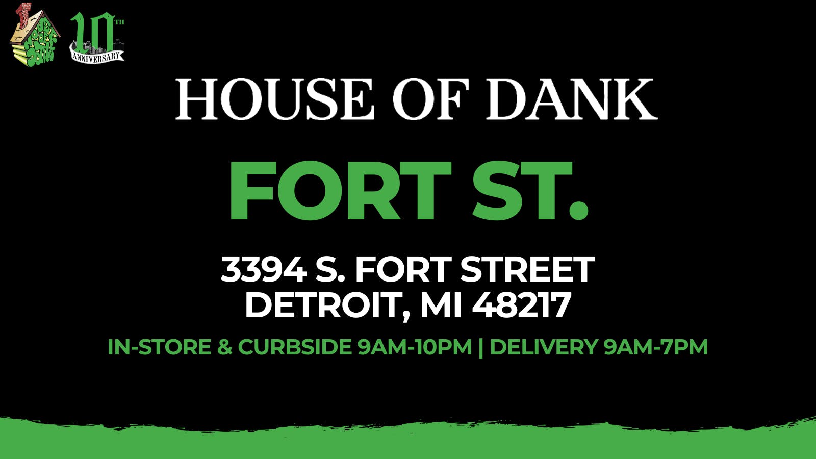 HOUSE OF DANK FORT ST REC DELIVERY listing banner