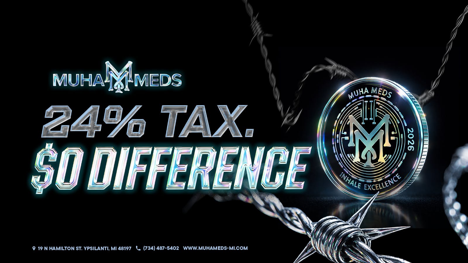 Muha Meds Ypsilanti - Recreational Delivery listing banner