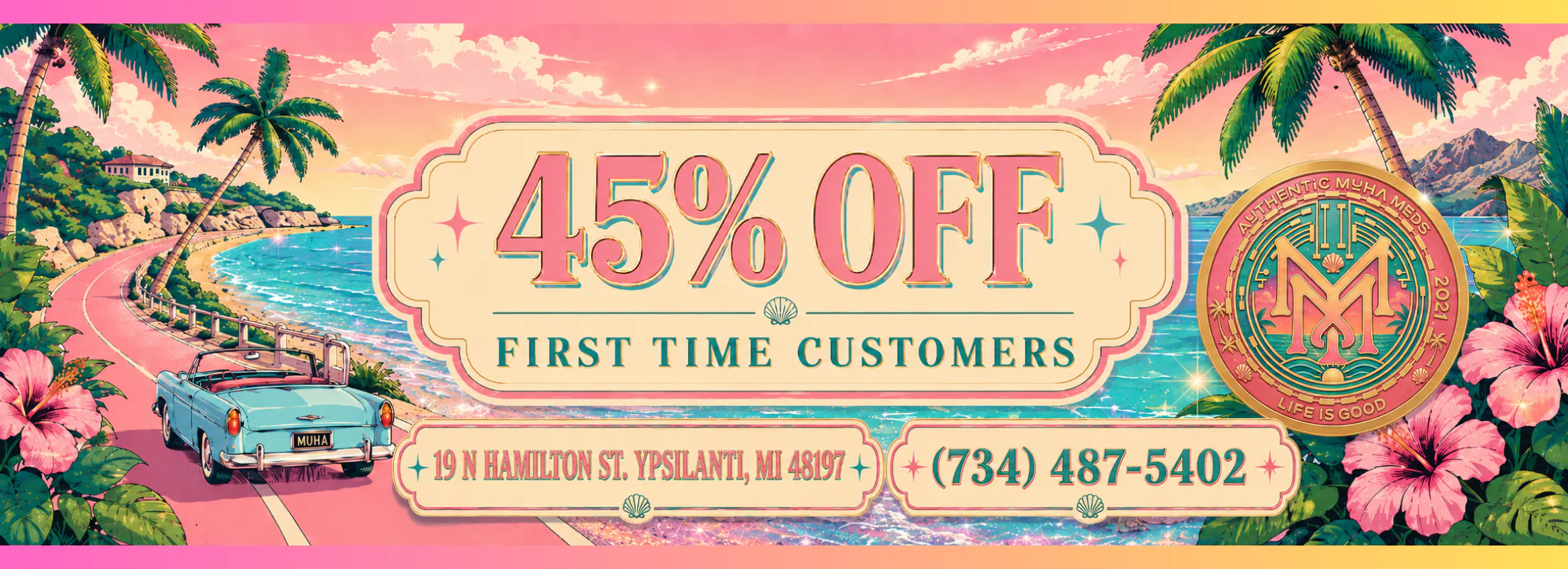 Muha Meds Ypsilanti - Recreational Delivery listing banner