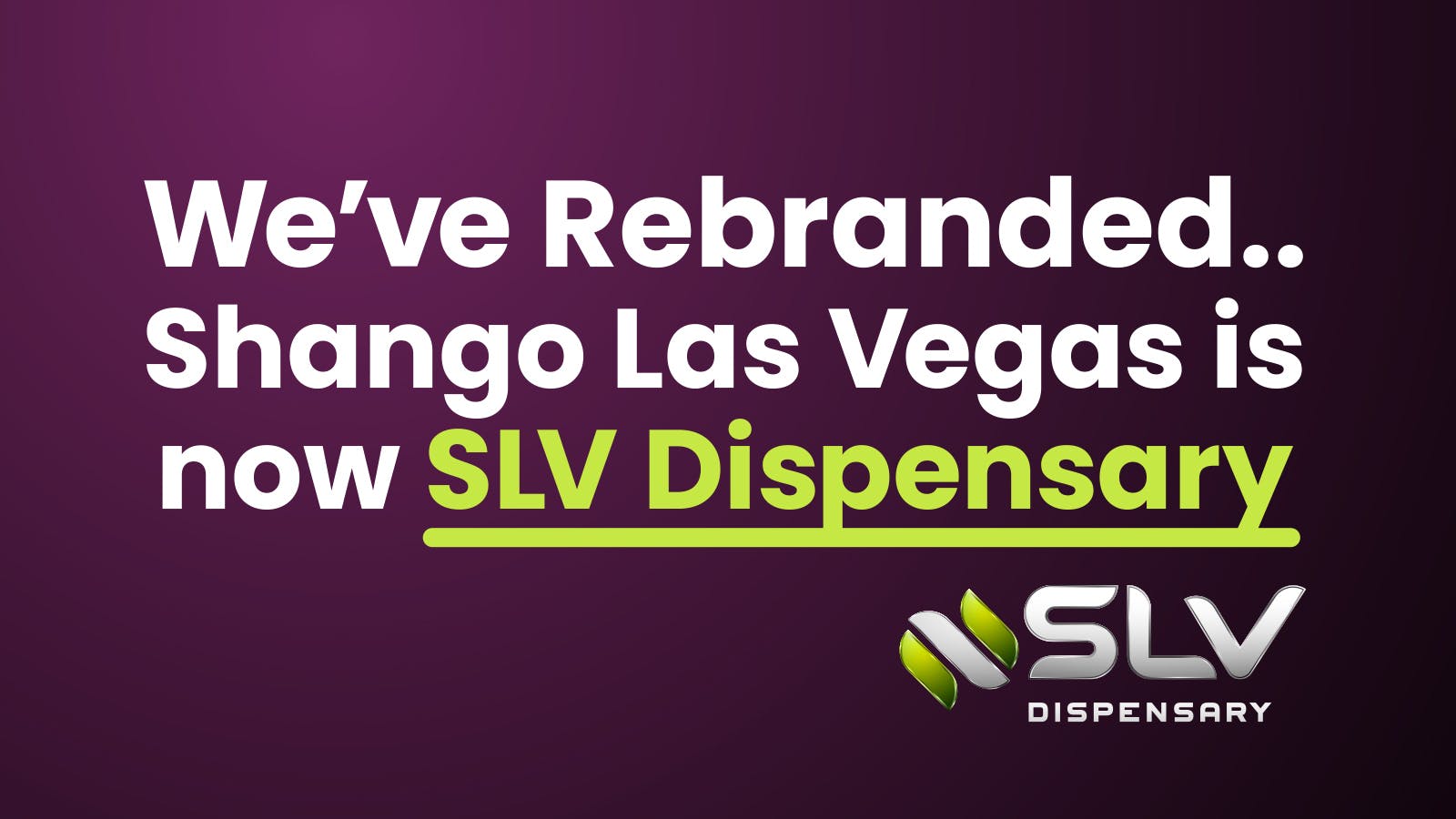 SLV - Dispensary listing banner