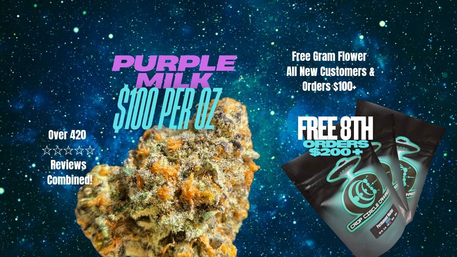 Crop Circle Cannabis listing banner