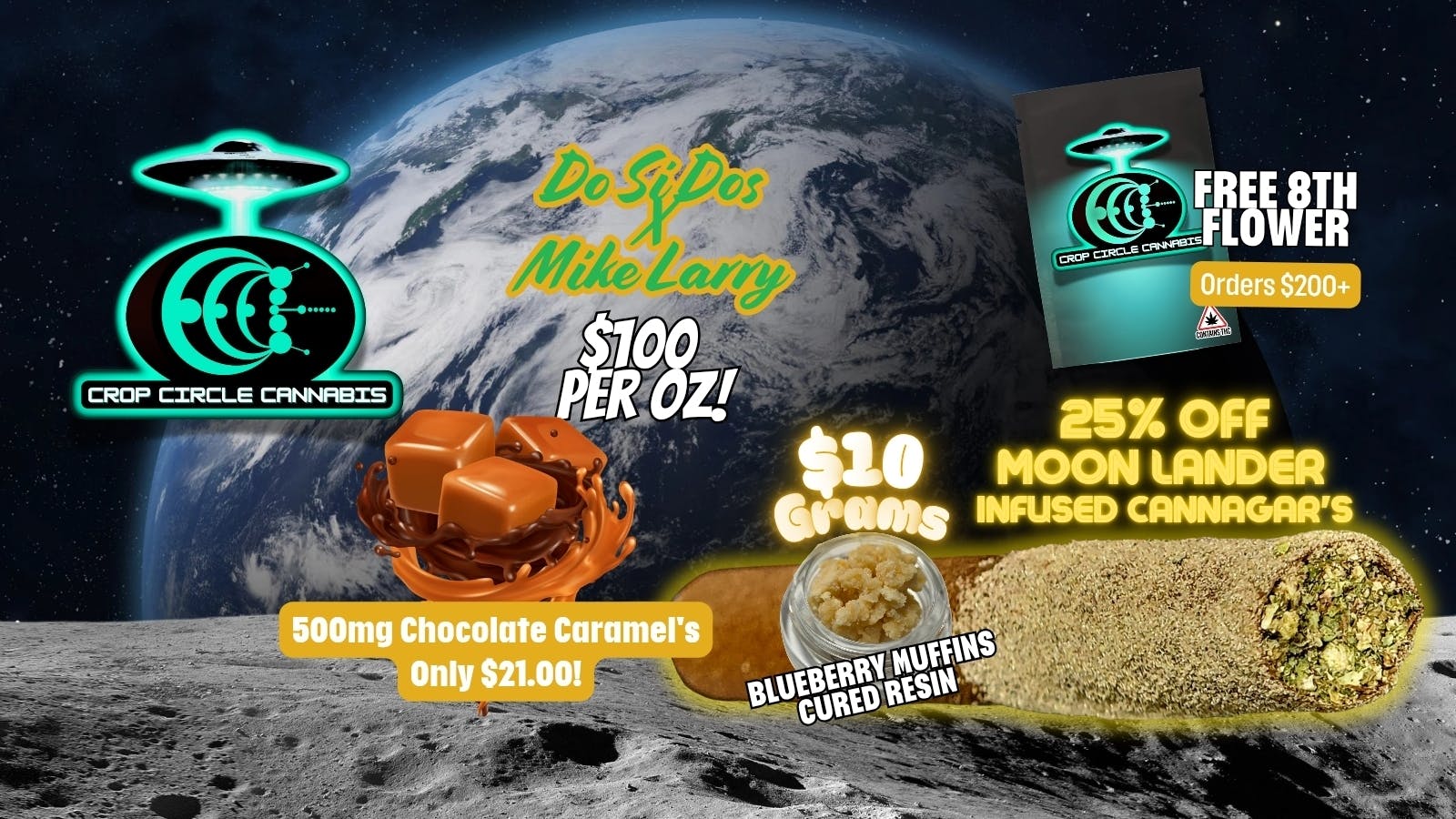 Crop Circle Cannabis listing banner