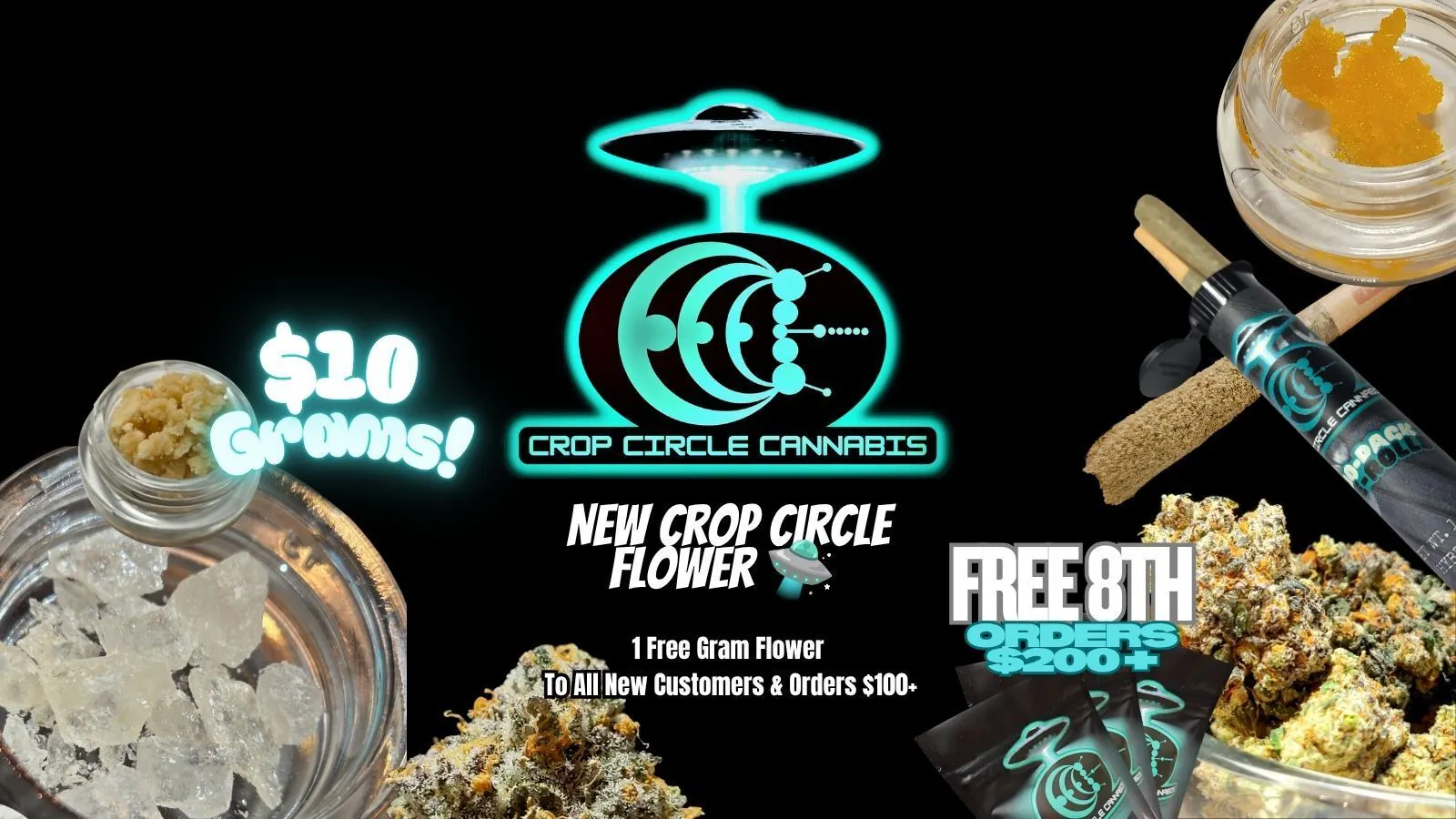 Crop Circle Cannabis listing banner