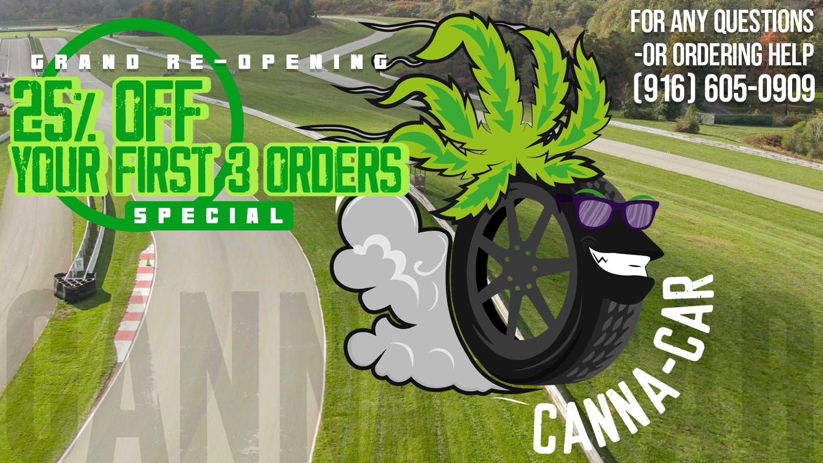 Canna-Car listing banner