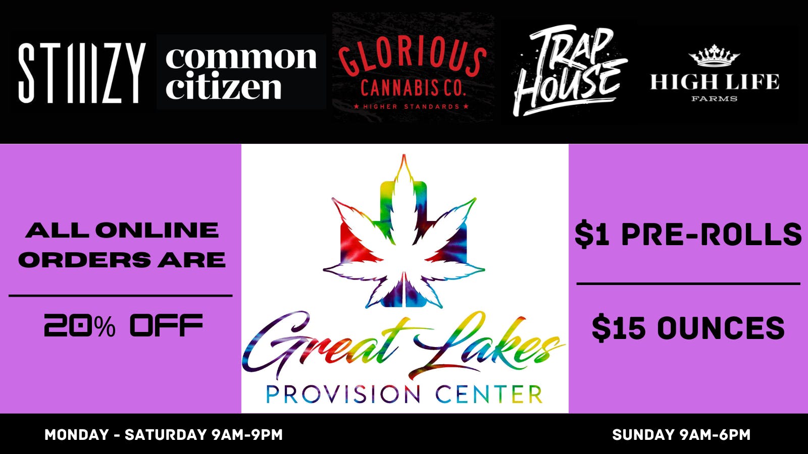 Great Lakes Provision Center Delivery listing banner