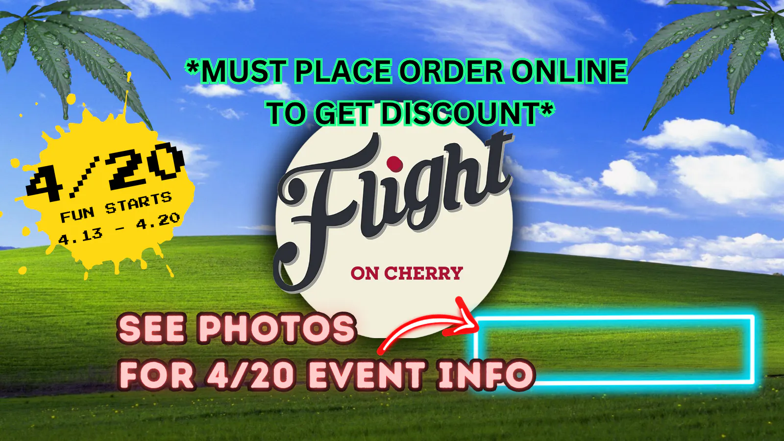 Flight On Cherry listing banner