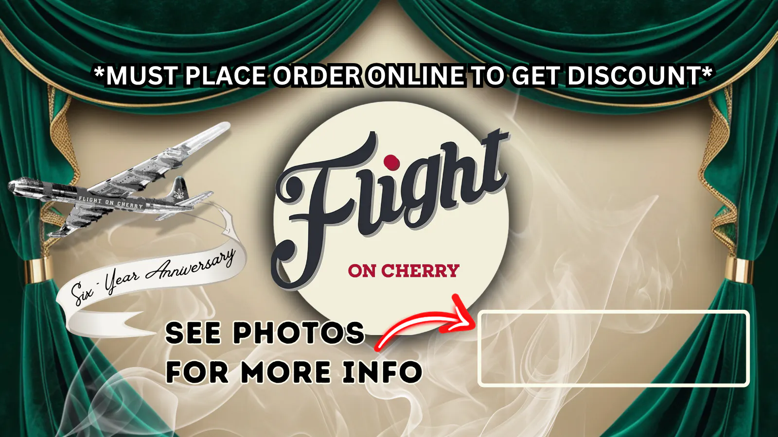 Flight On Cherry listing banner