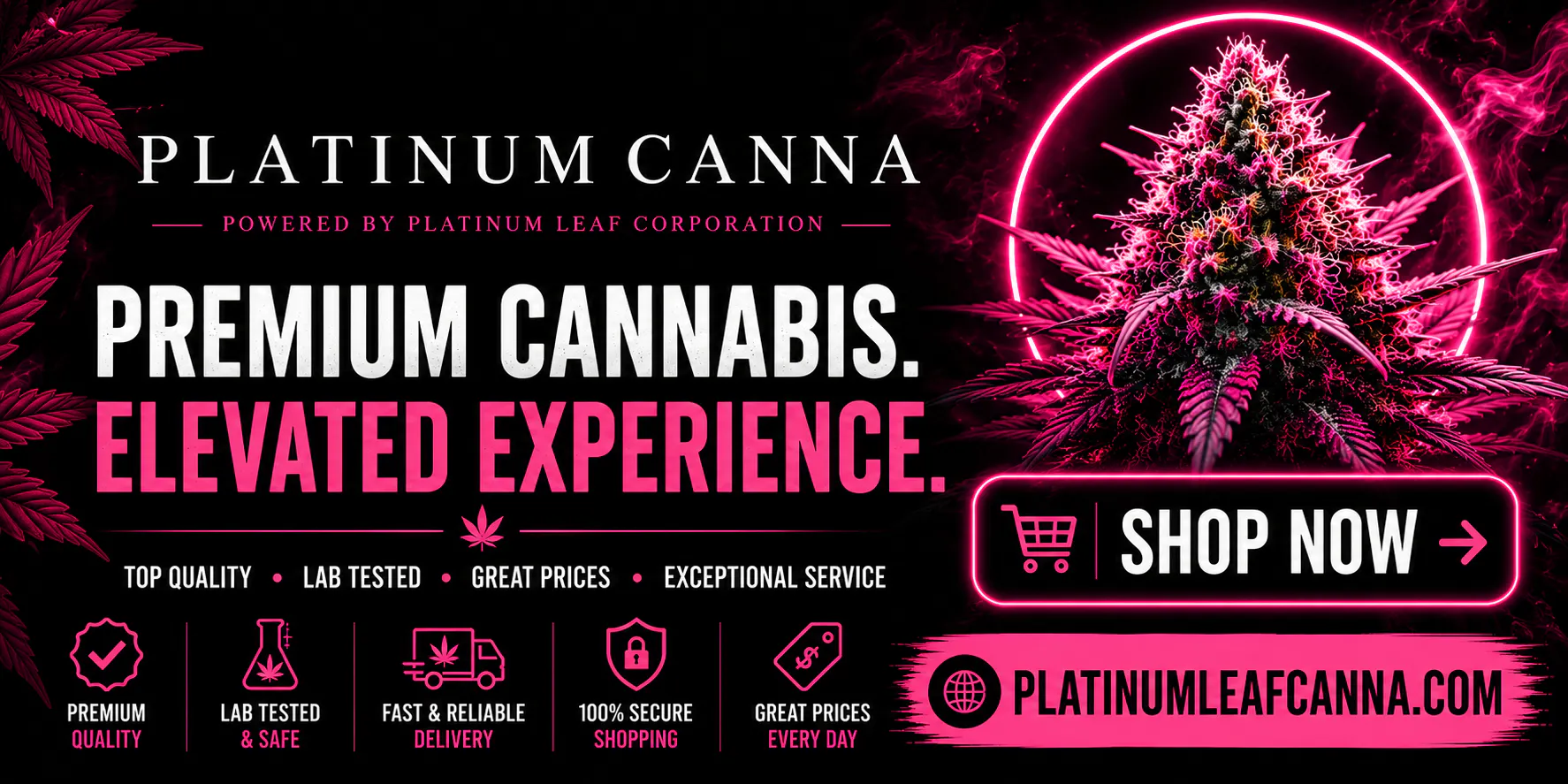 Platinum Leaf listing banner