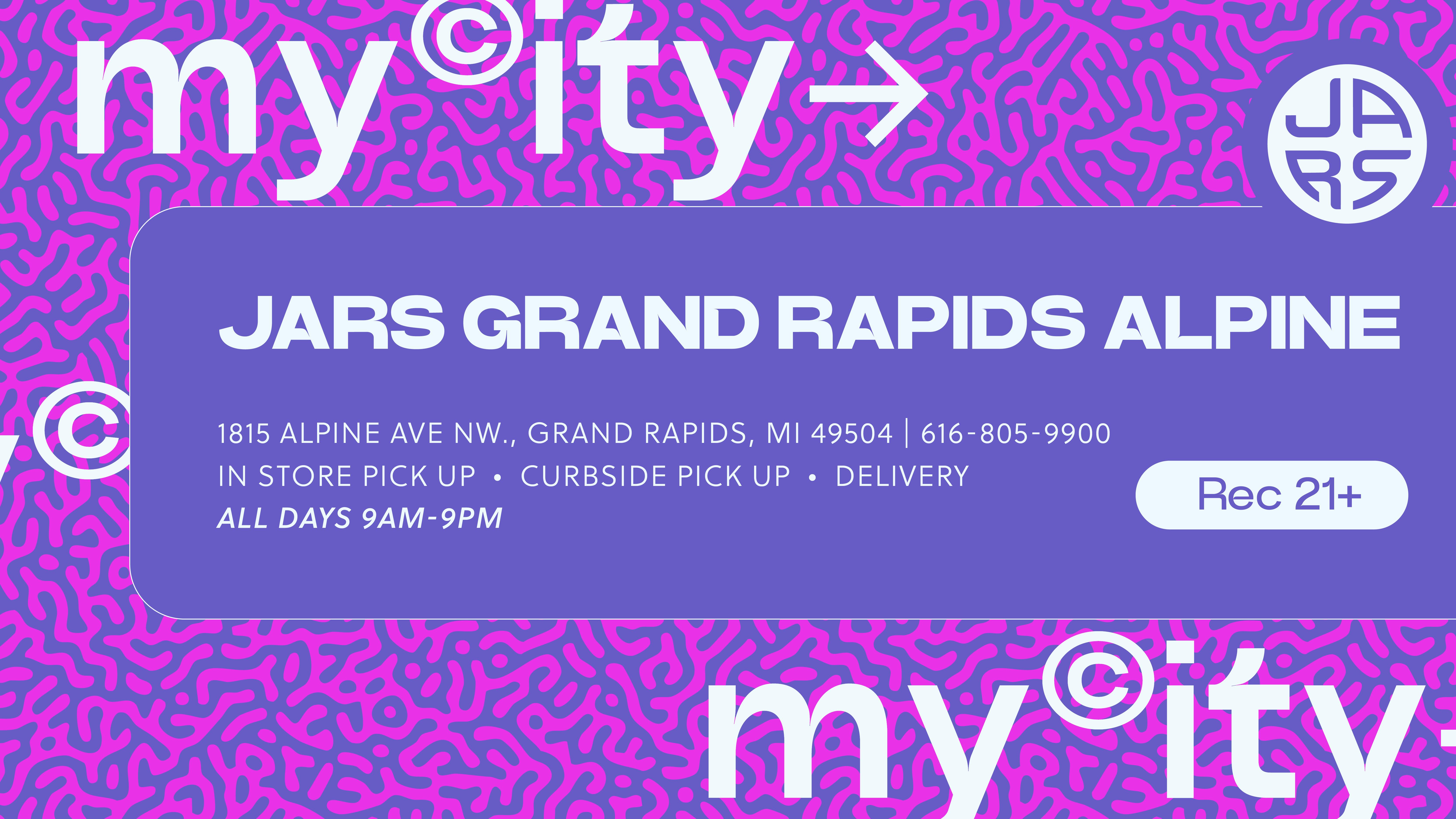 JARS Cannabis Delivery - Grand Rapids Alpine listing banner
