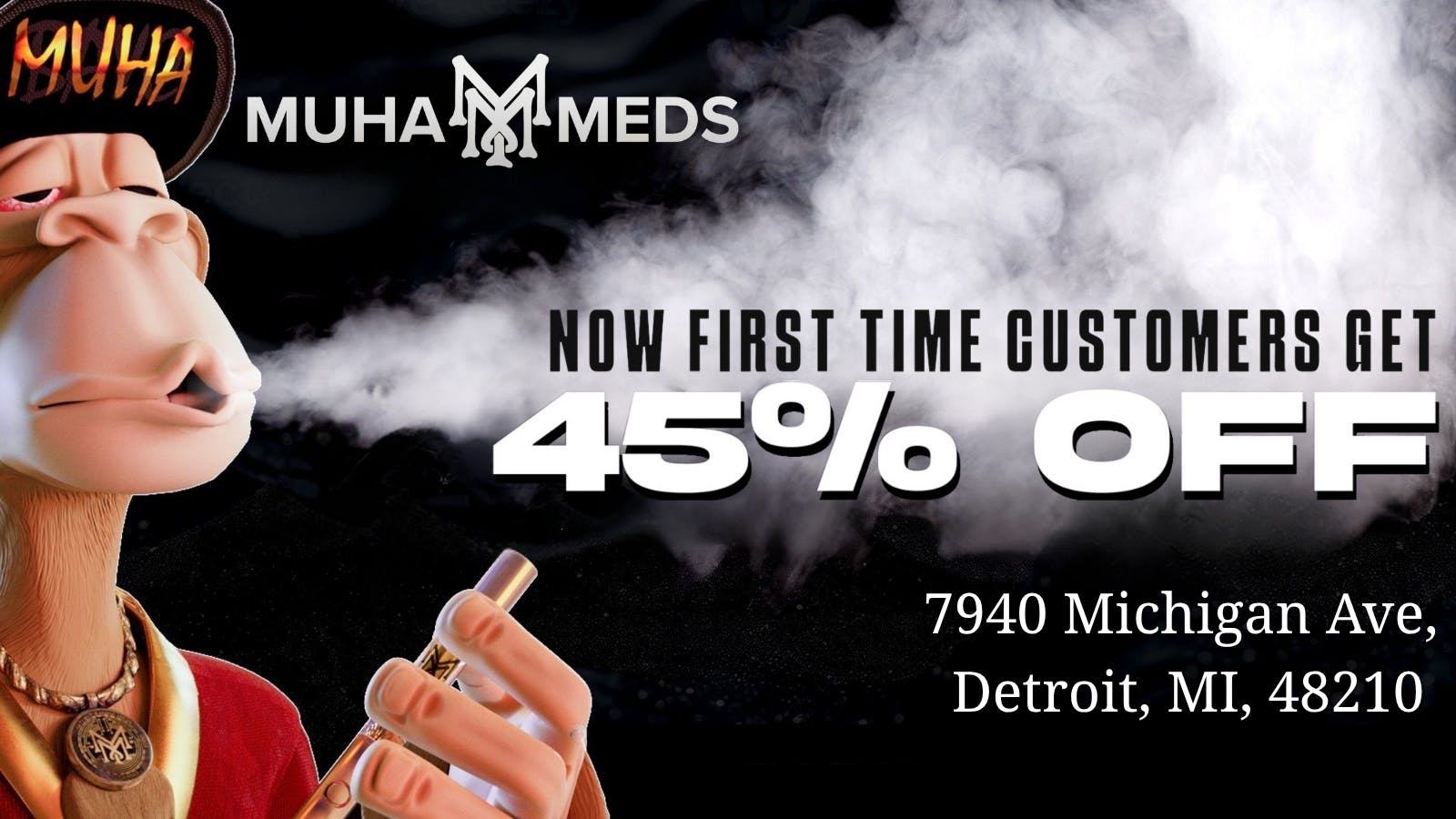 Muha Meds - Delivery listing banner