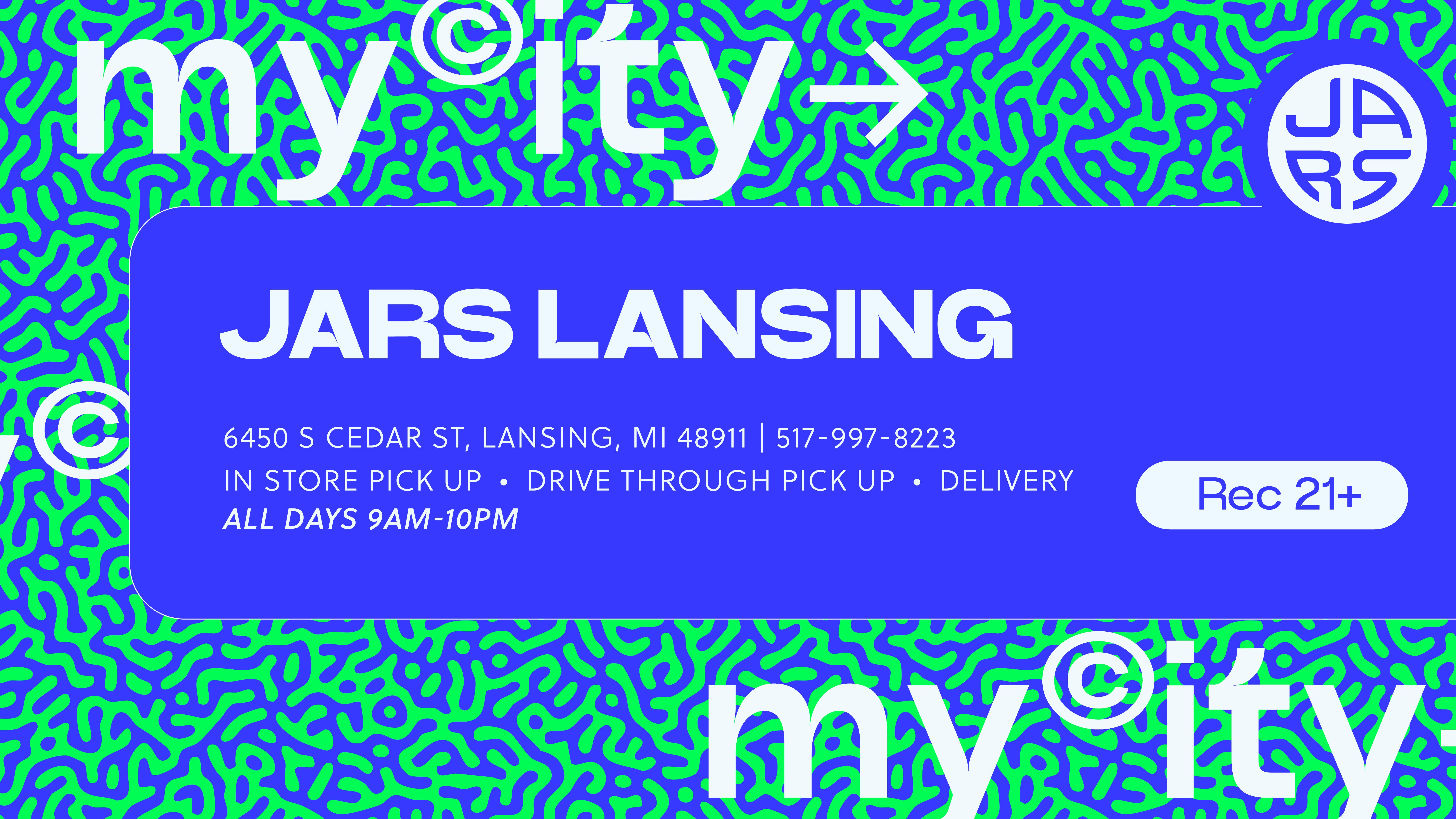 JARS Cannabis Delivery - Lansing listing banner