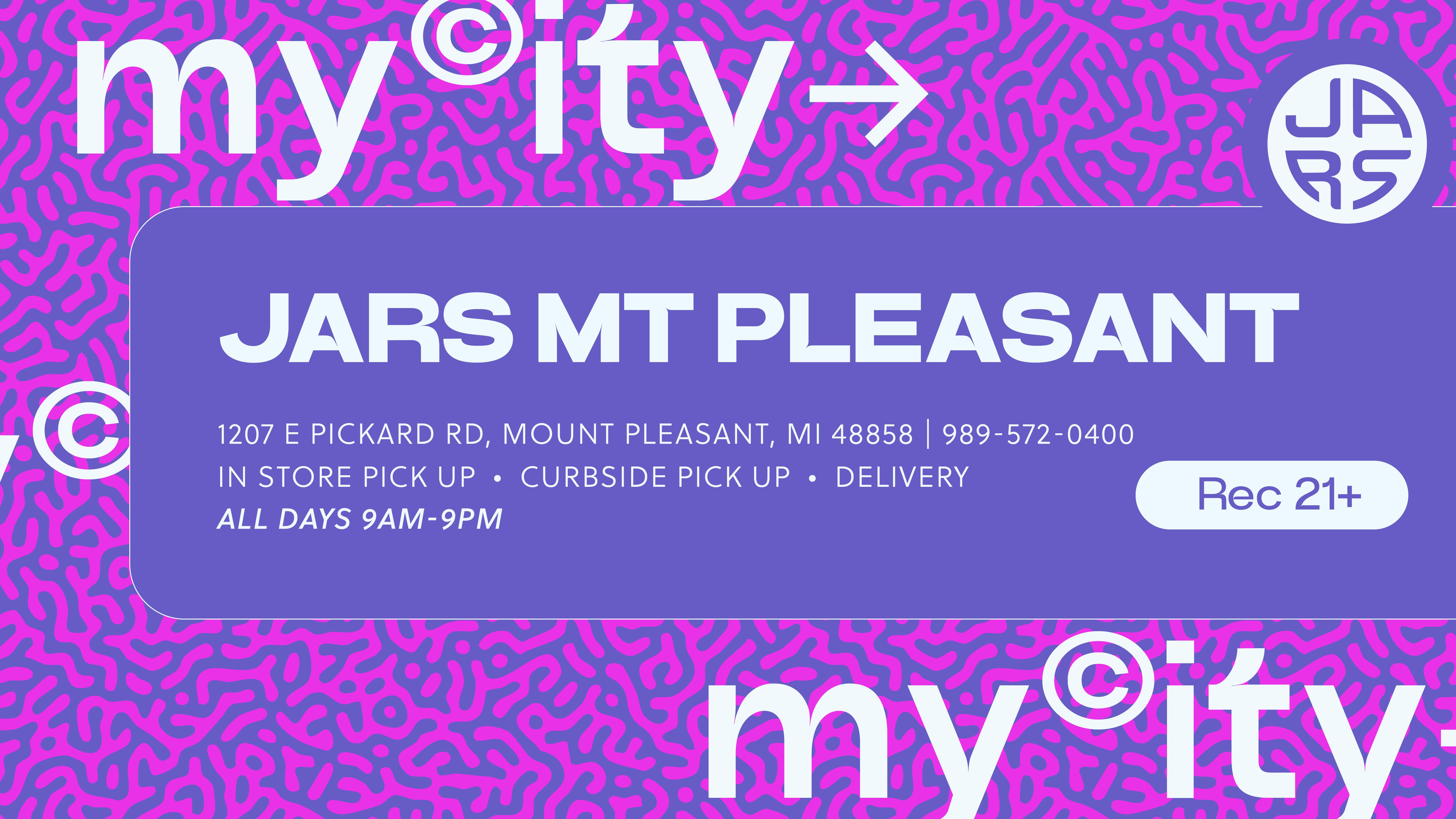 JARS Cannabis Delivery - Mt Pleasant listing banner