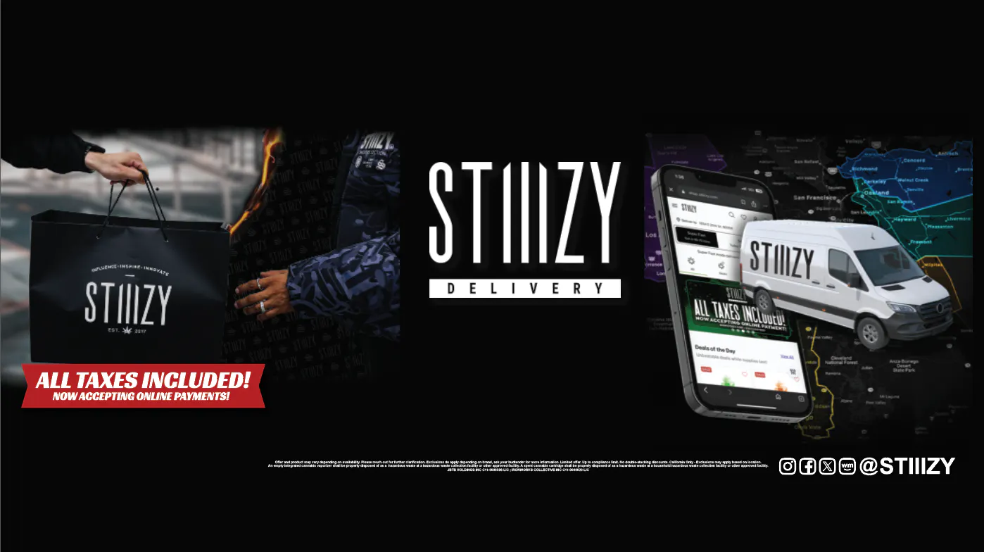 STIIIZY DELIVERY listing banner