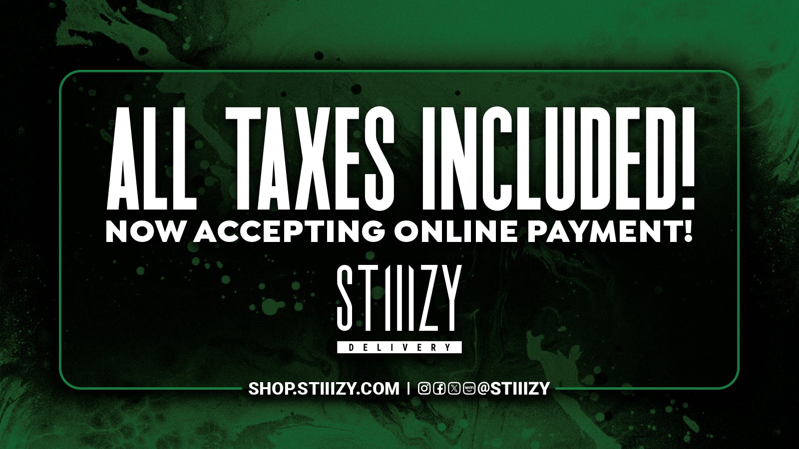 STIIIZY DELIVERY listing banner