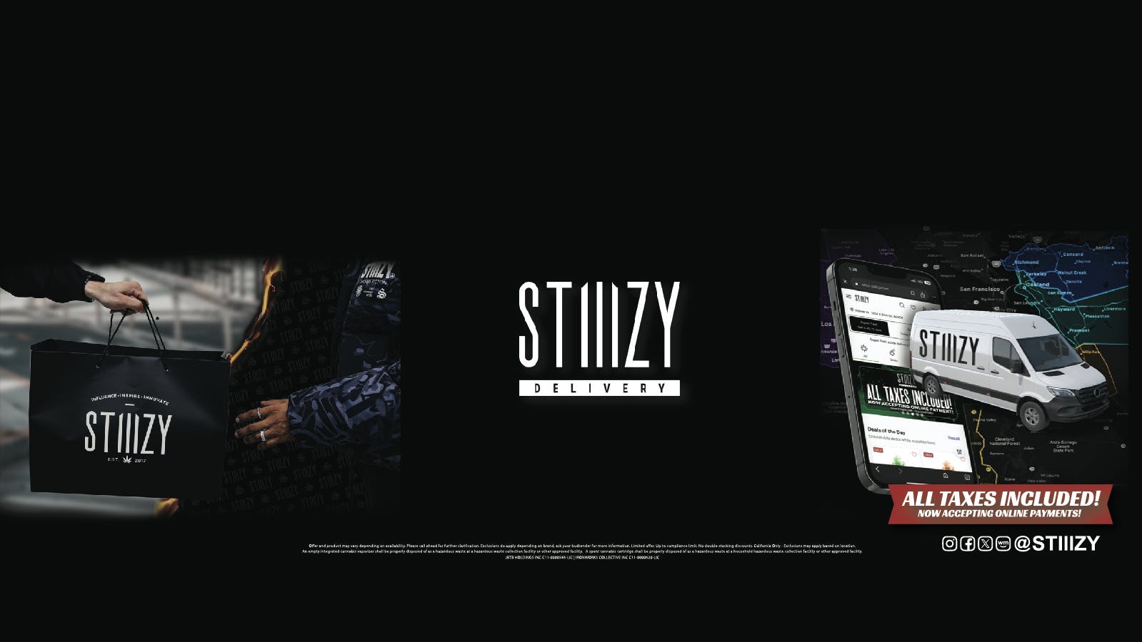 STIIIZY DELIVERY listing banner