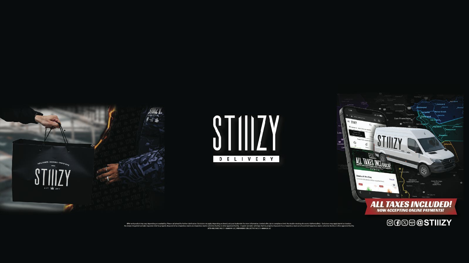 STIIIZY DELIVERY listing banner
