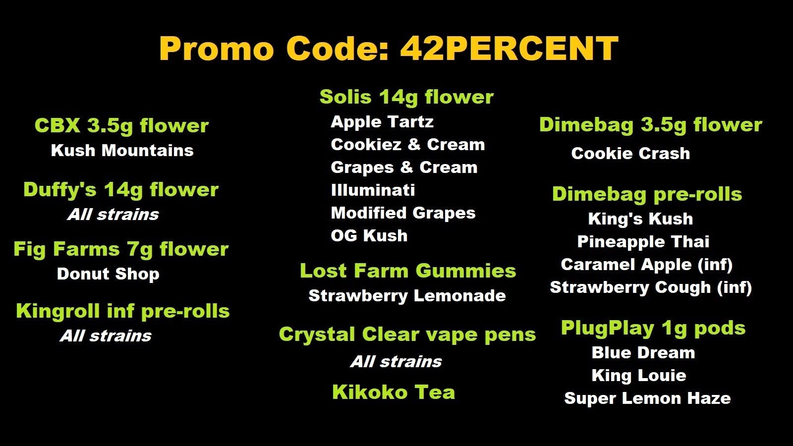 Goldy's listing banner