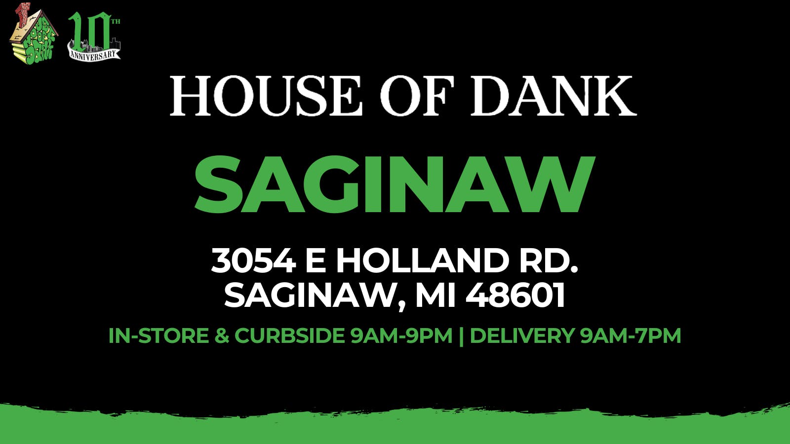HOUSE OF DANK SAGINAW REC DELIVERY listing banner