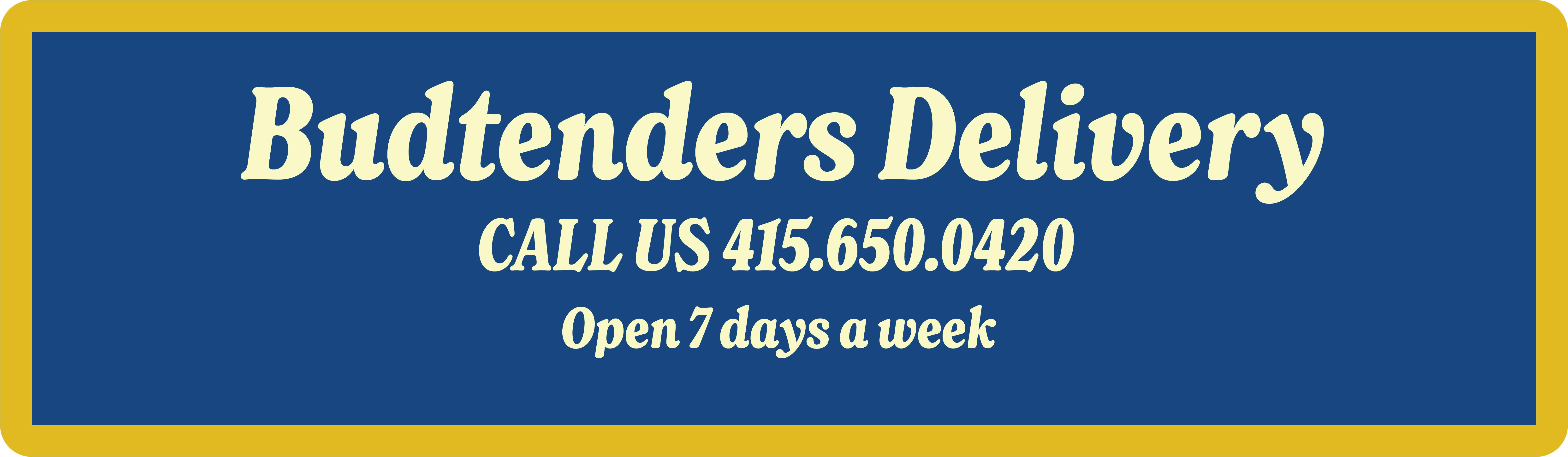 Budtenders Delivery listing banner
