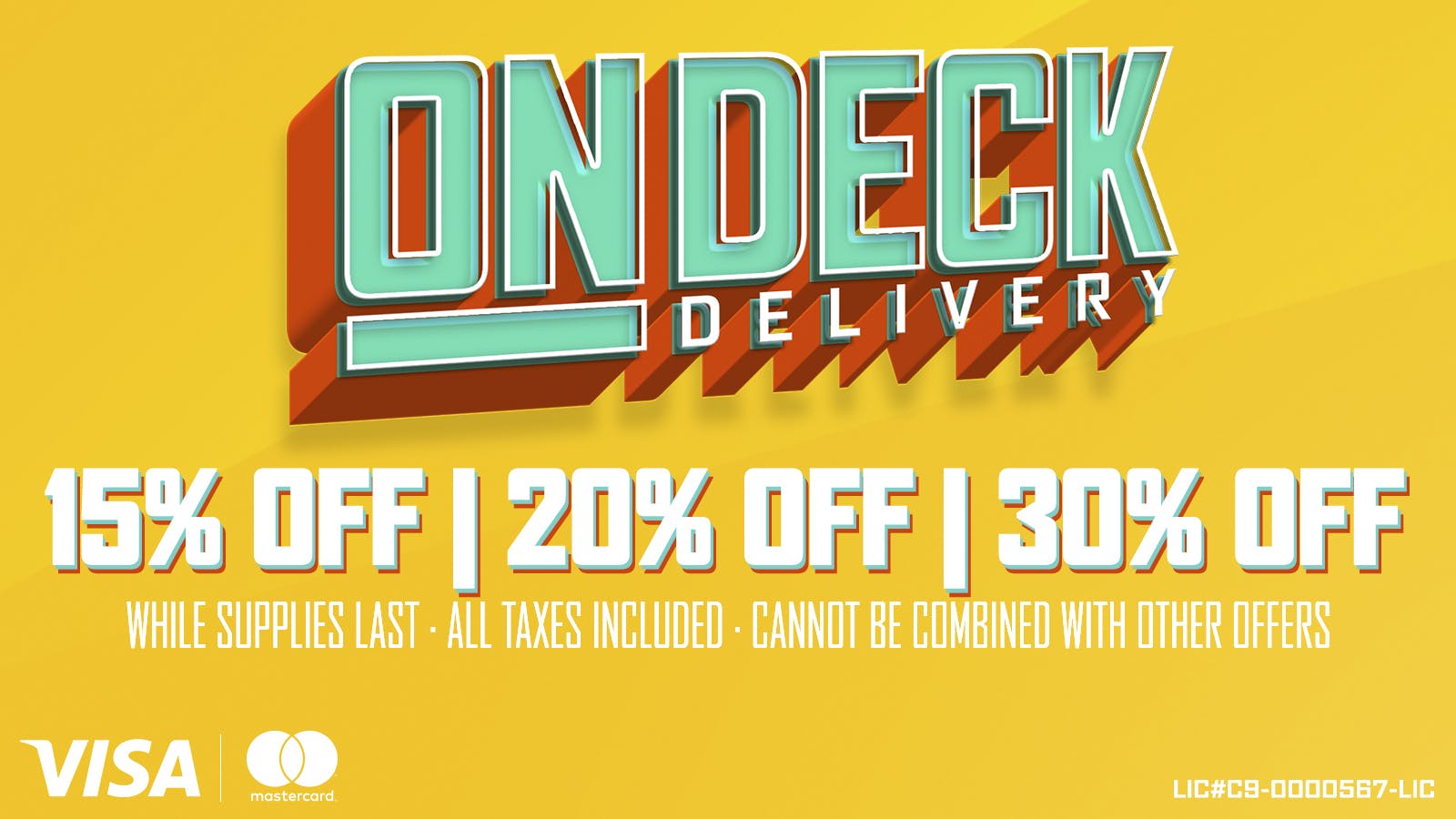 On Deck Delivery listing banner