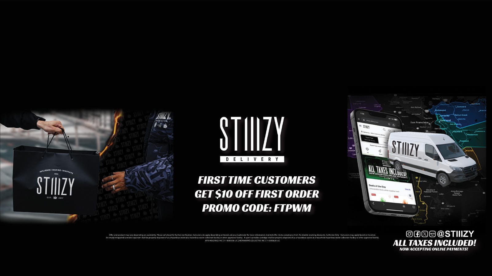 STIIIZY DELIVERY listing banner