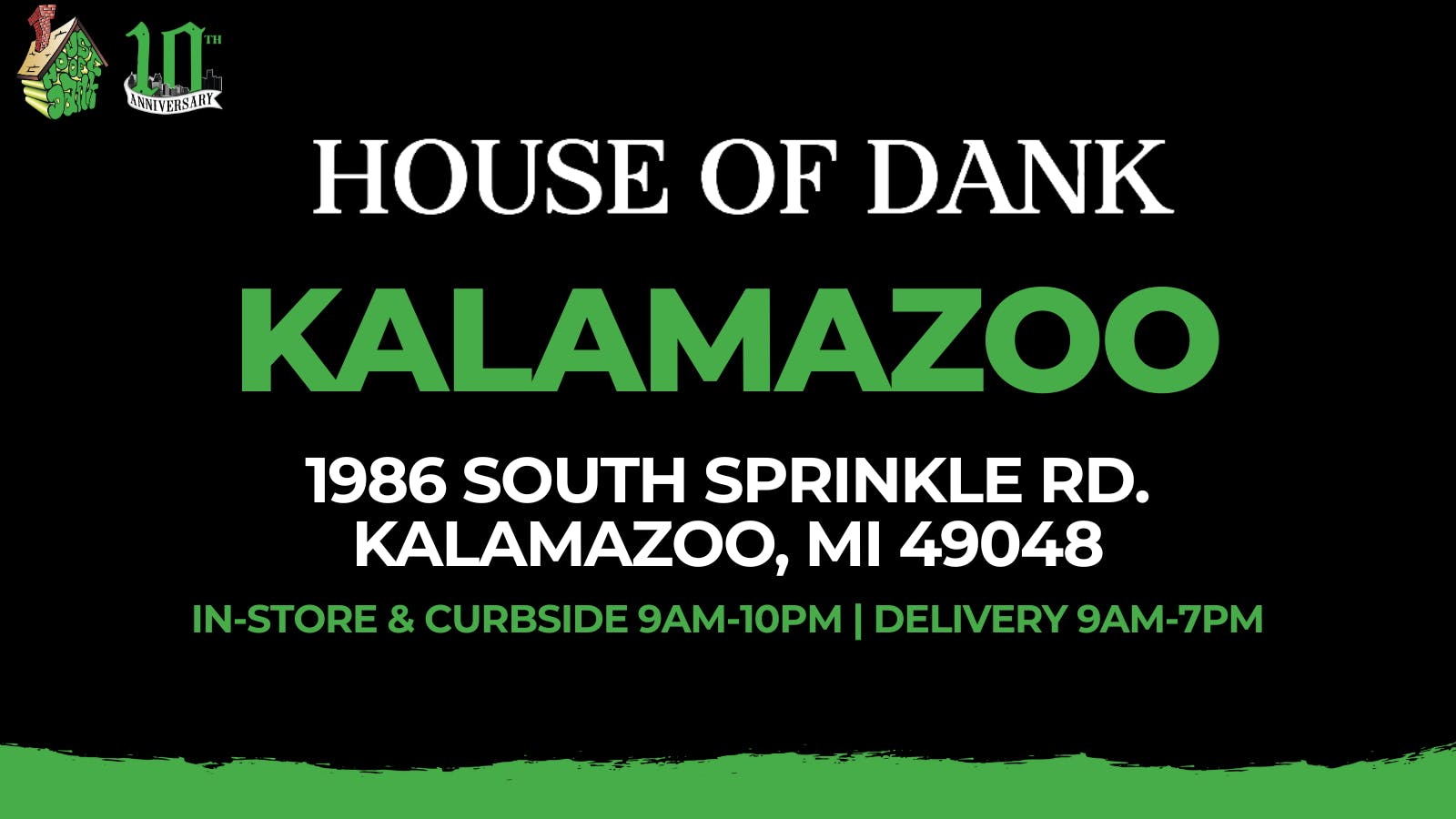 HOUSE OF DANK KALAMAZOO REC DELIVERY listing banner