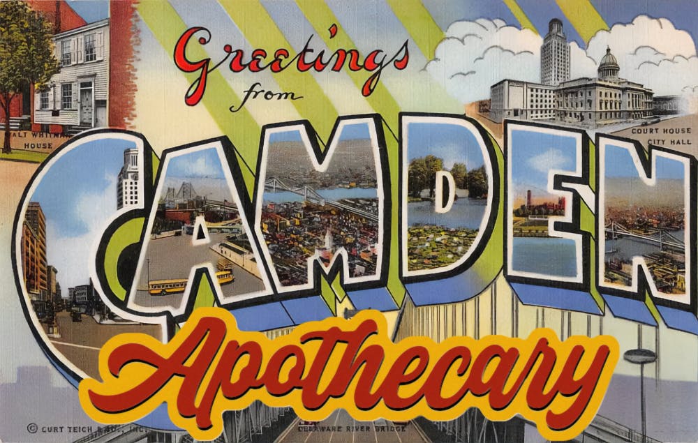 Camden Apothecary listing banner