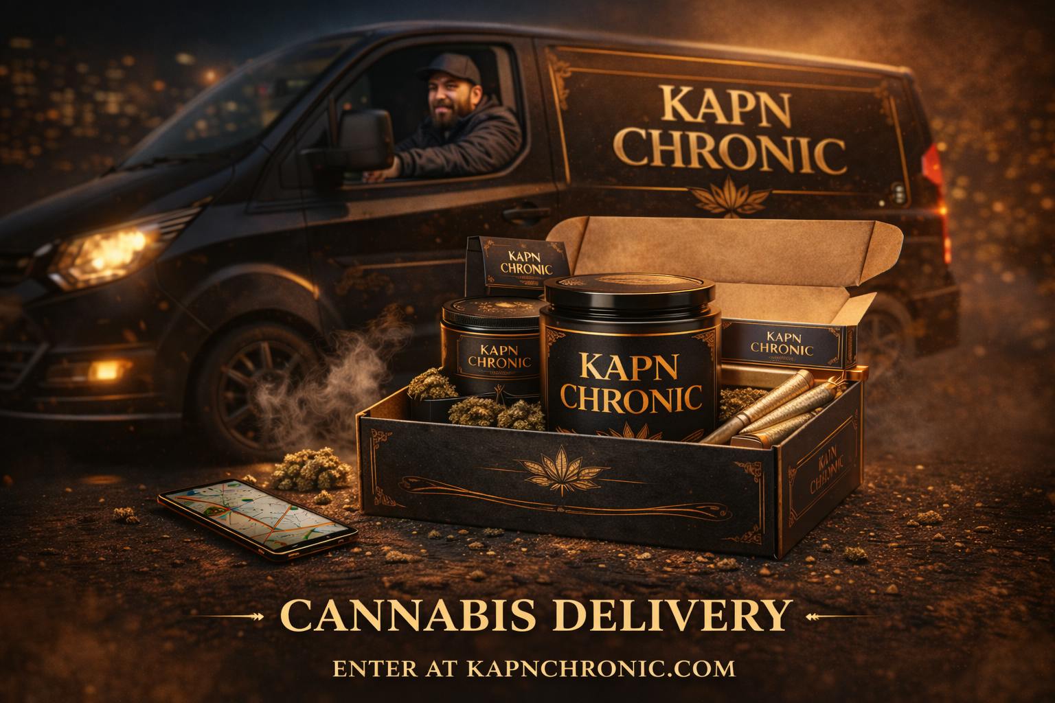 Kapn Chronic - Delivery Whitby listing banner