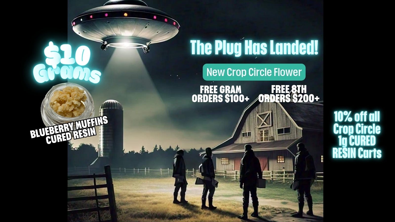 Crop Circle Cannabis listing banner