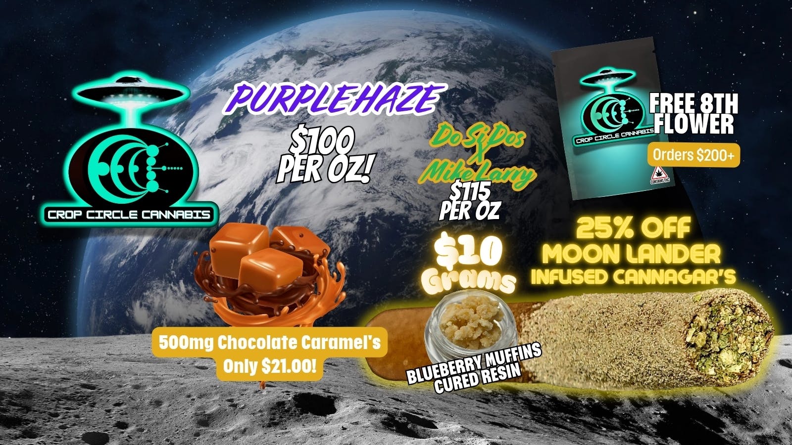 Crop Circle Cannabis listing banner