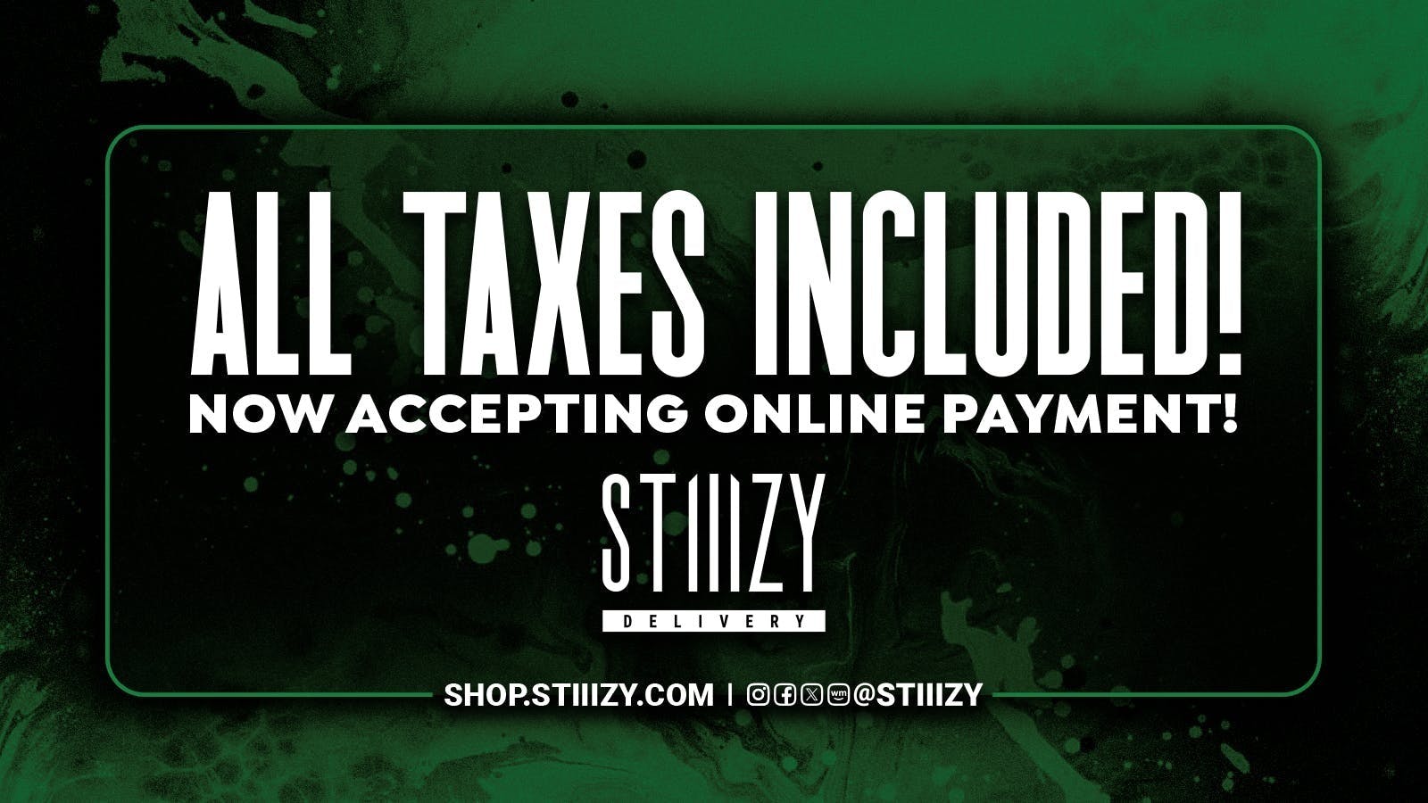 STIIIZY DELIVERY listing banner