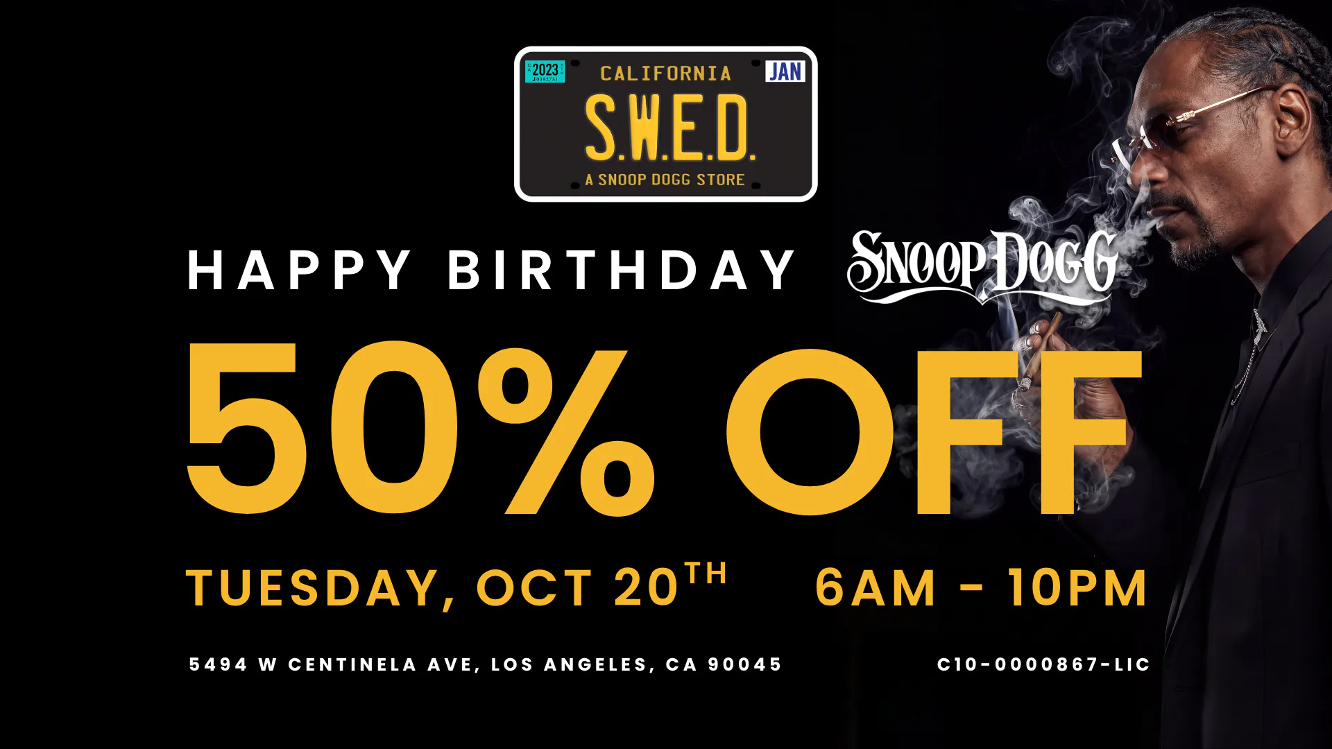 SWED A SNOOP DOGG Delivery - Venice listing banner