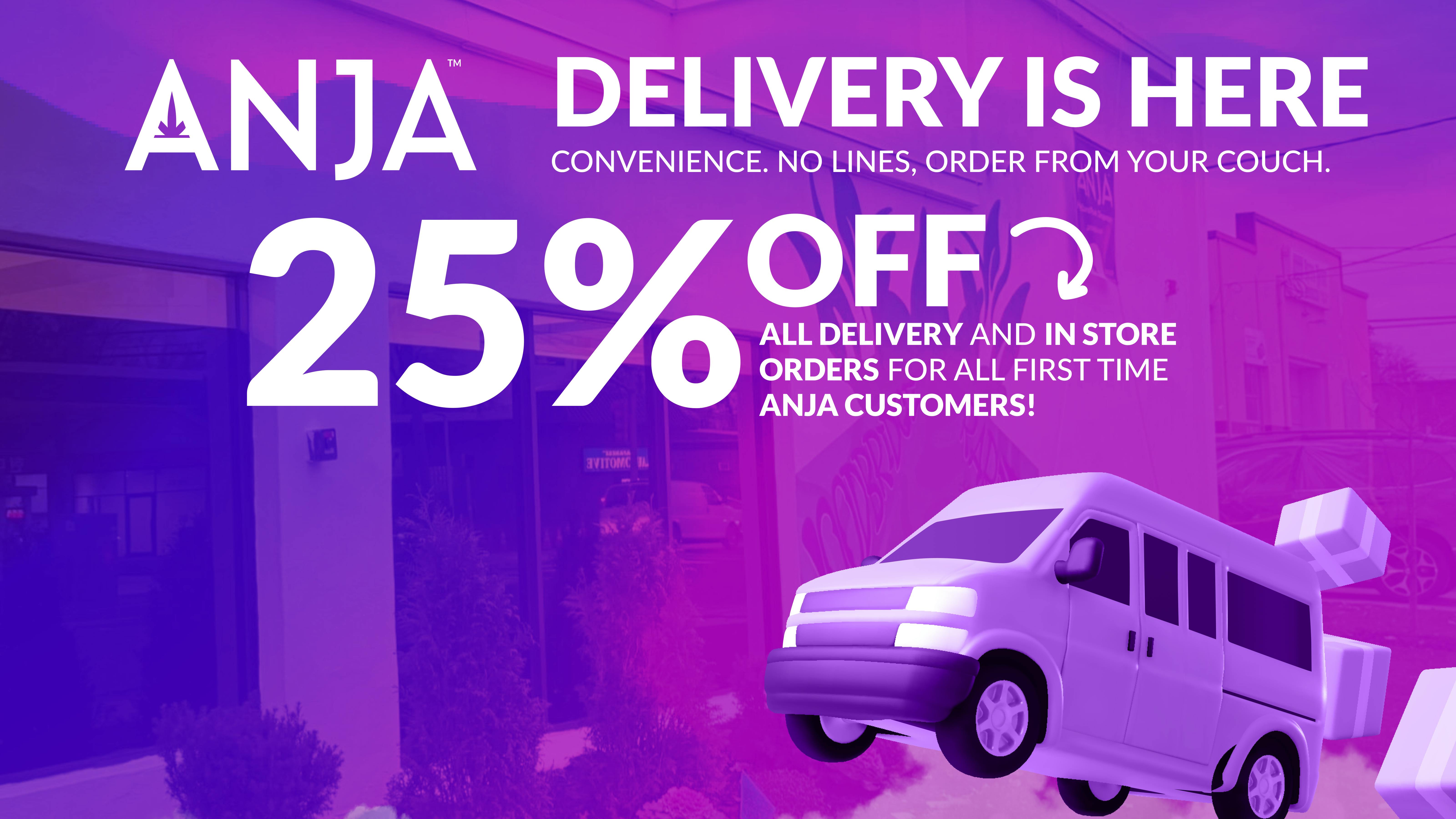 ANJA Delivery listing banner