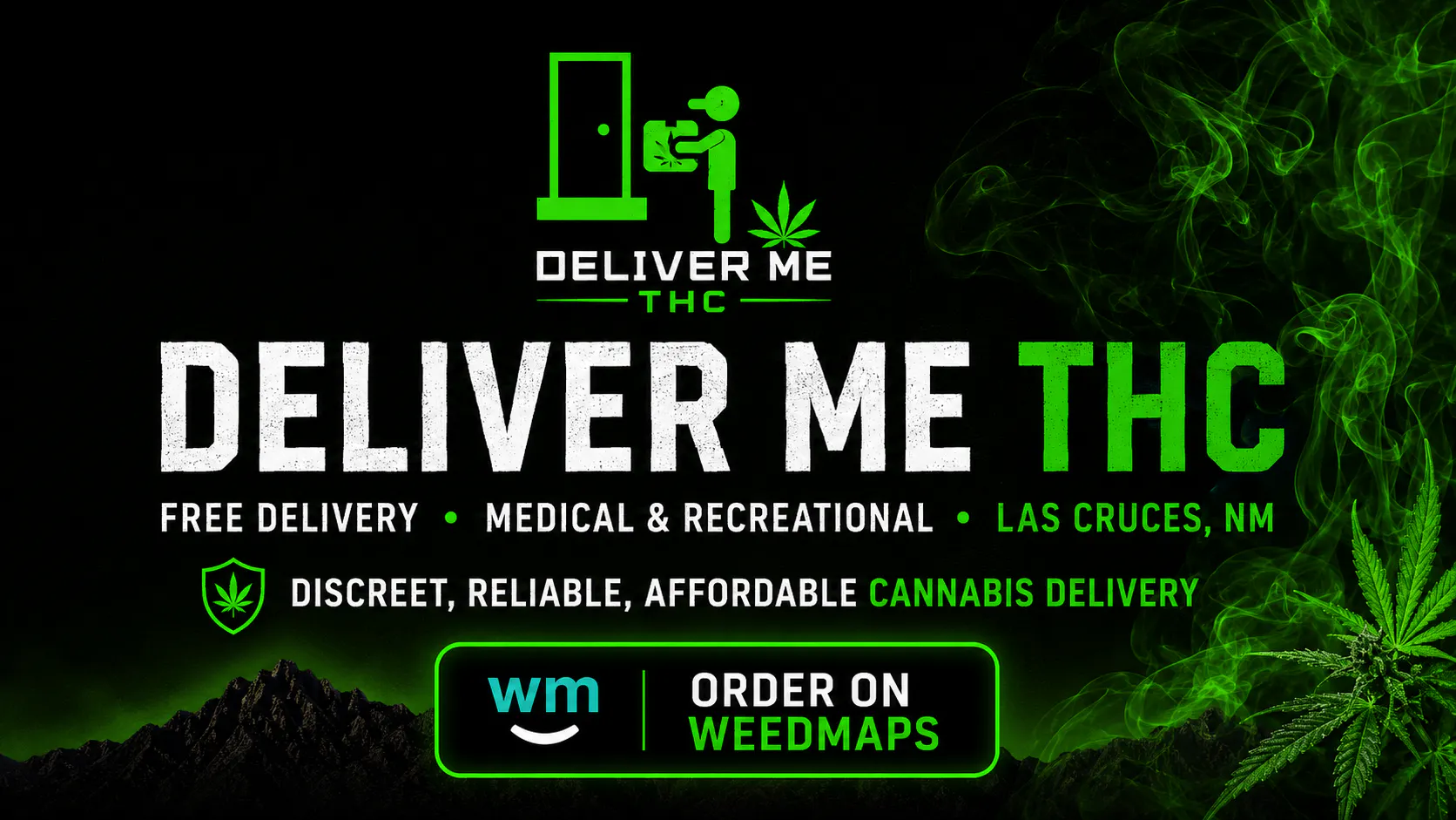 Deliver Me THC listing banner