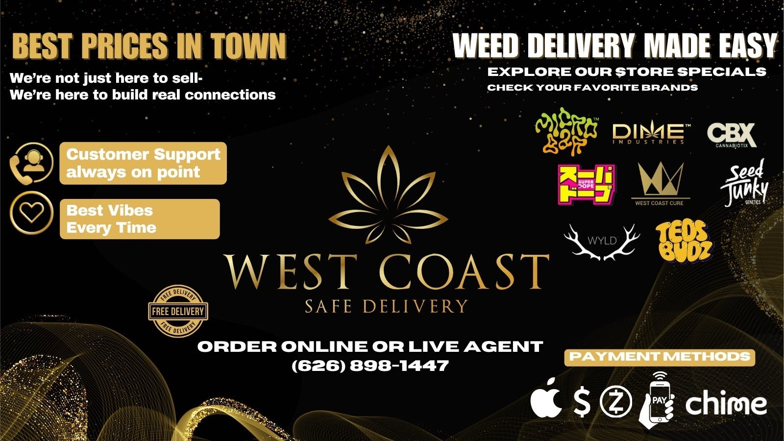 West Coast Safe Delivery listing banner
