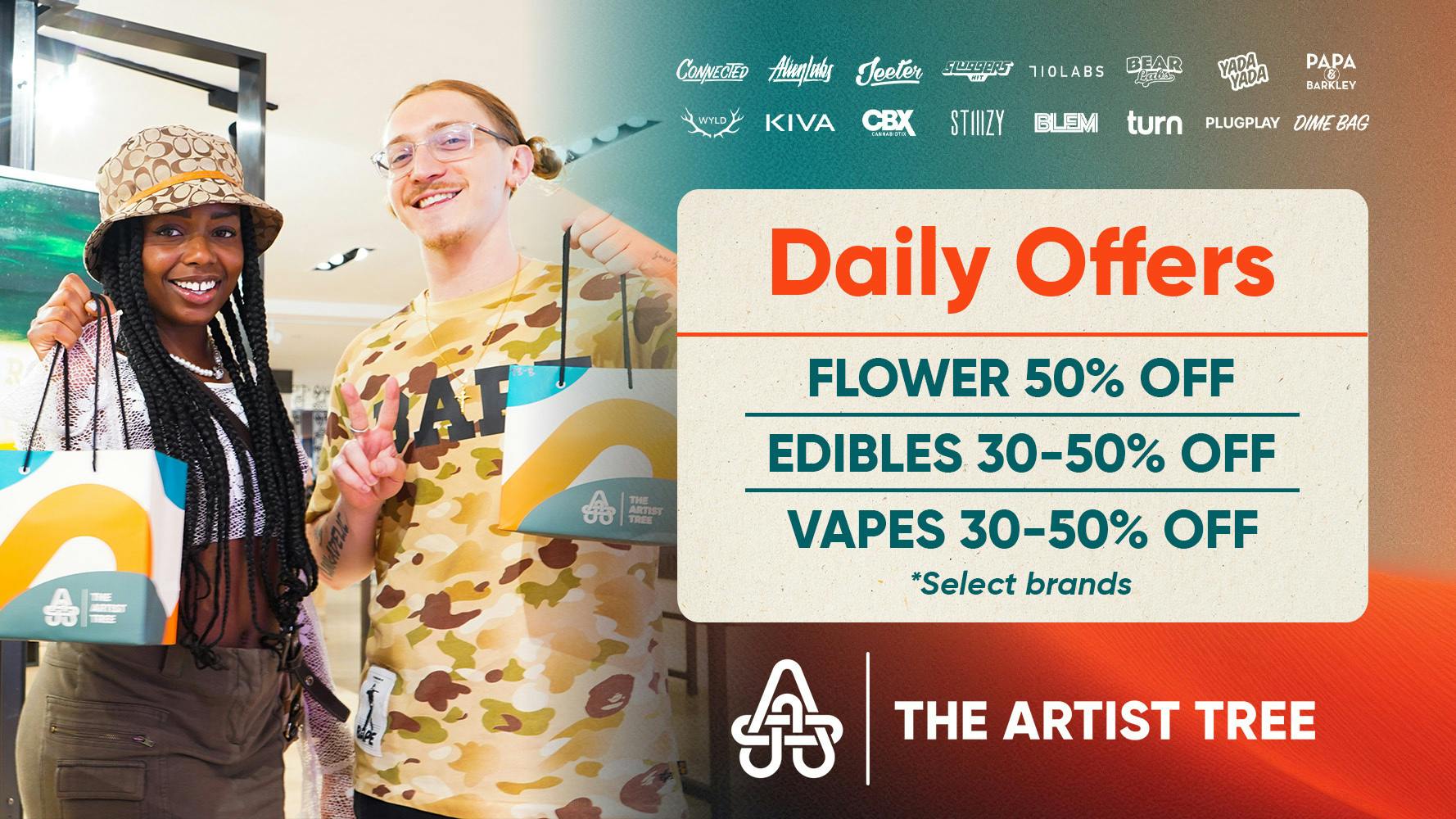 The Artist Tree Cannabis Dispensary and Weed Delivery Lake Forest listing banner