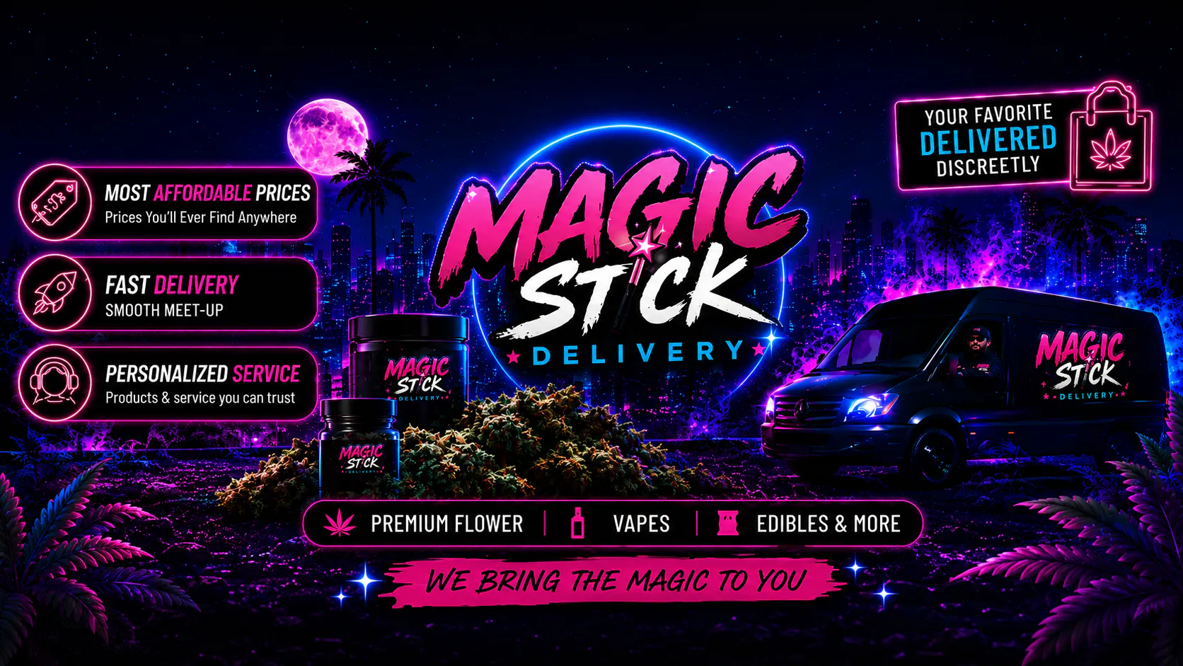 MAGIC STICK listing banner