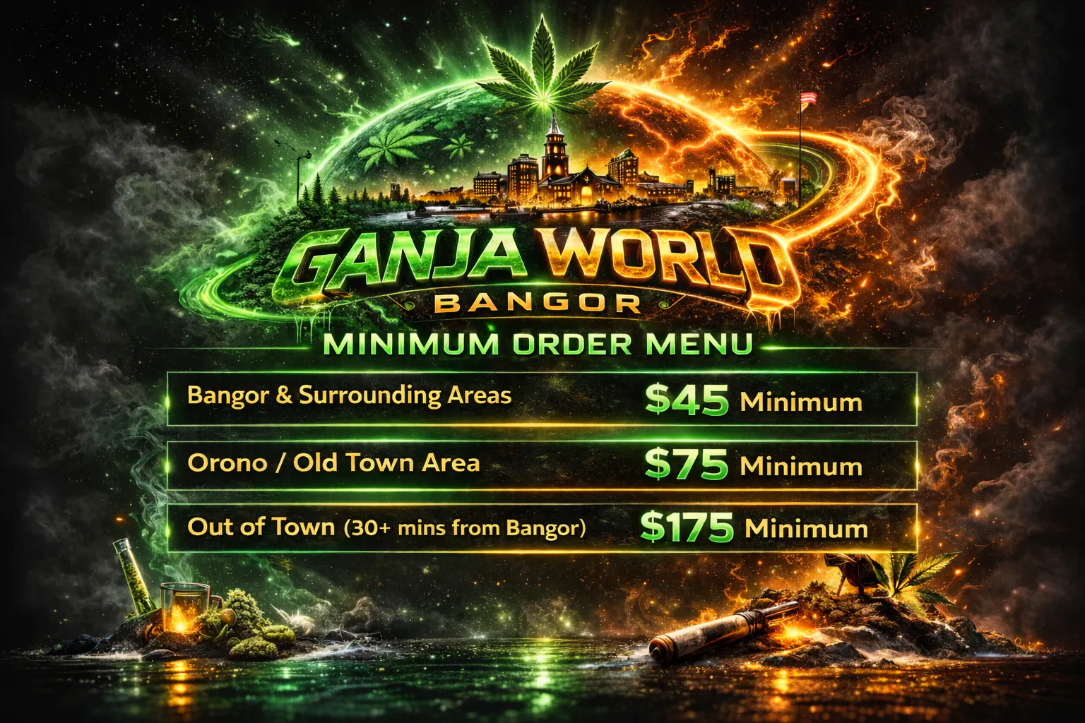 Ganja World - Bangor listing banner