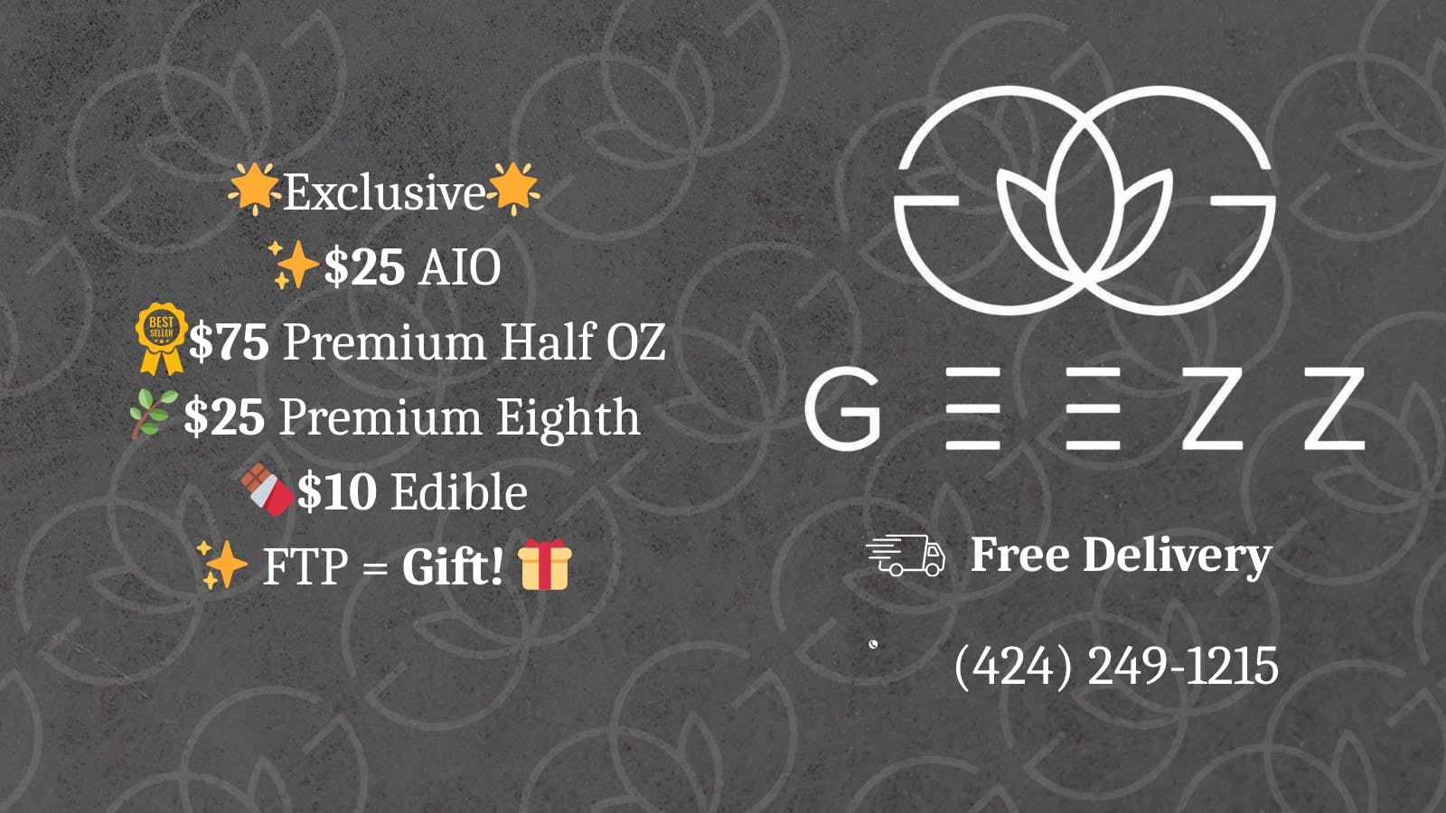 Geezz - Helendale listing banner