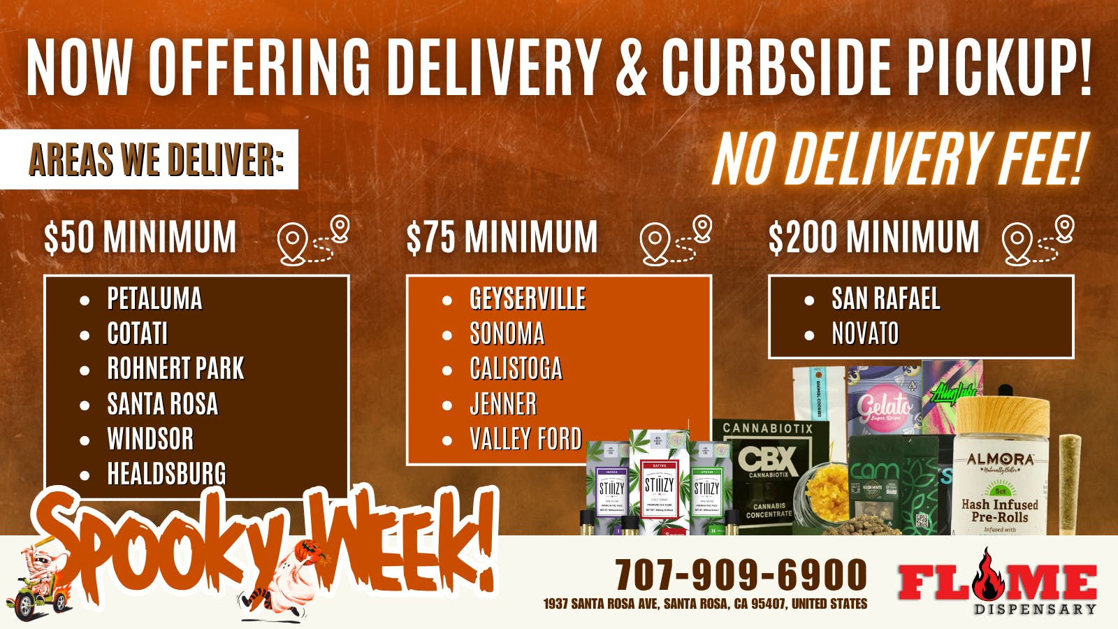 Flame Delivery listing banner