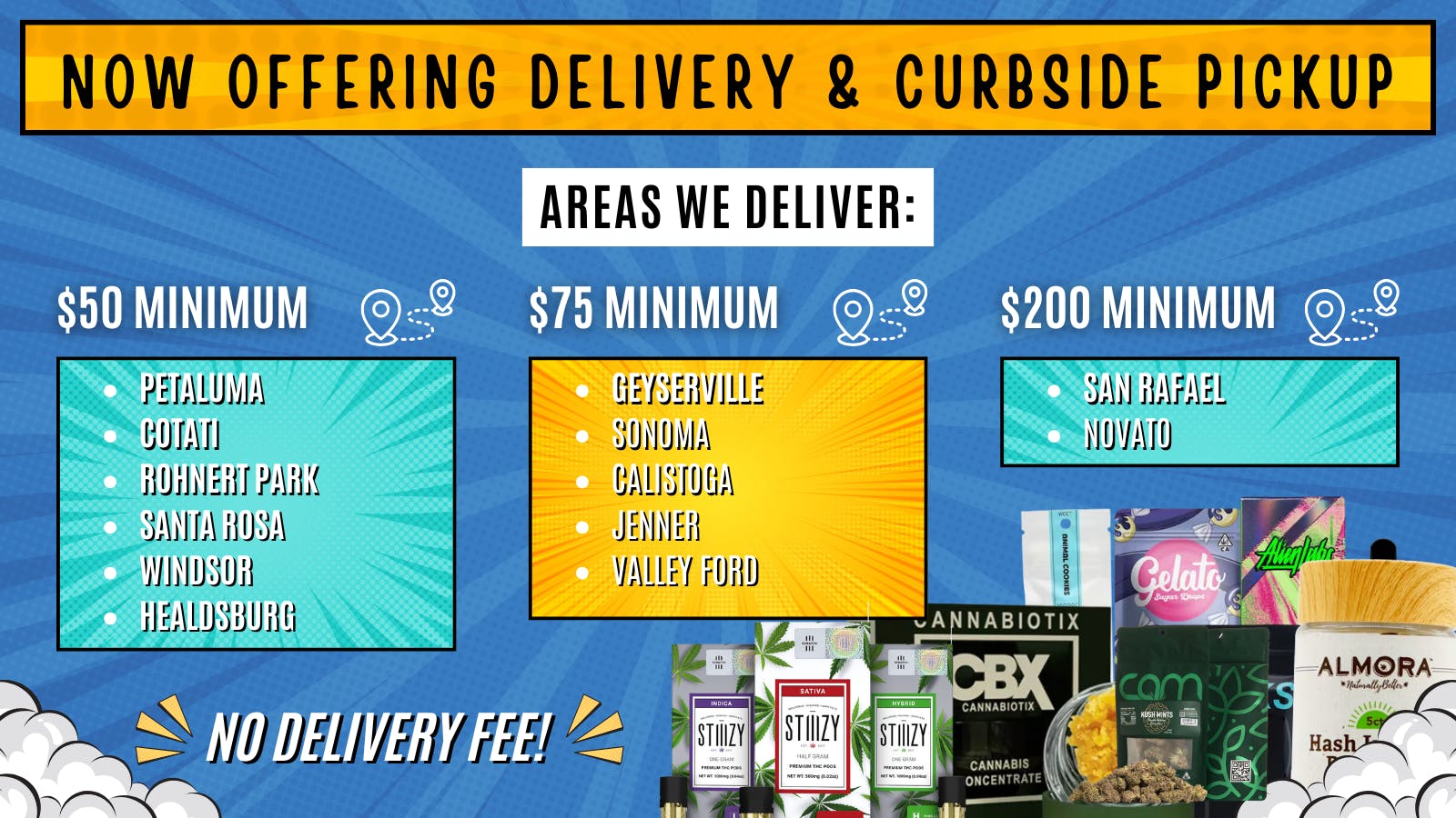 Flame Delivery listing banner