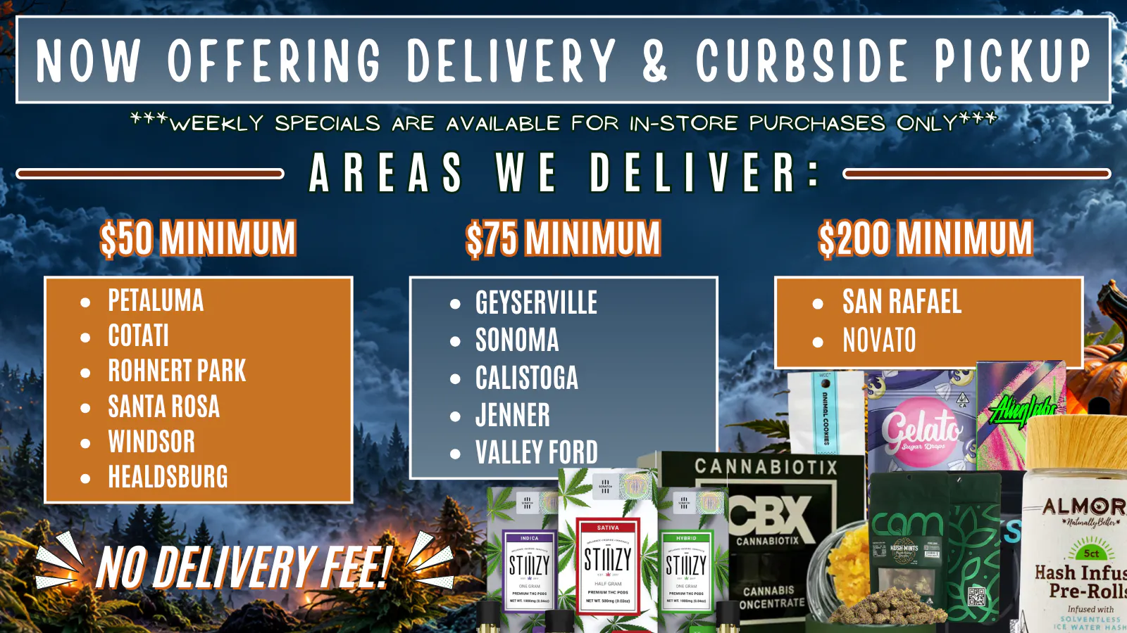 Flame Delivery listing banner