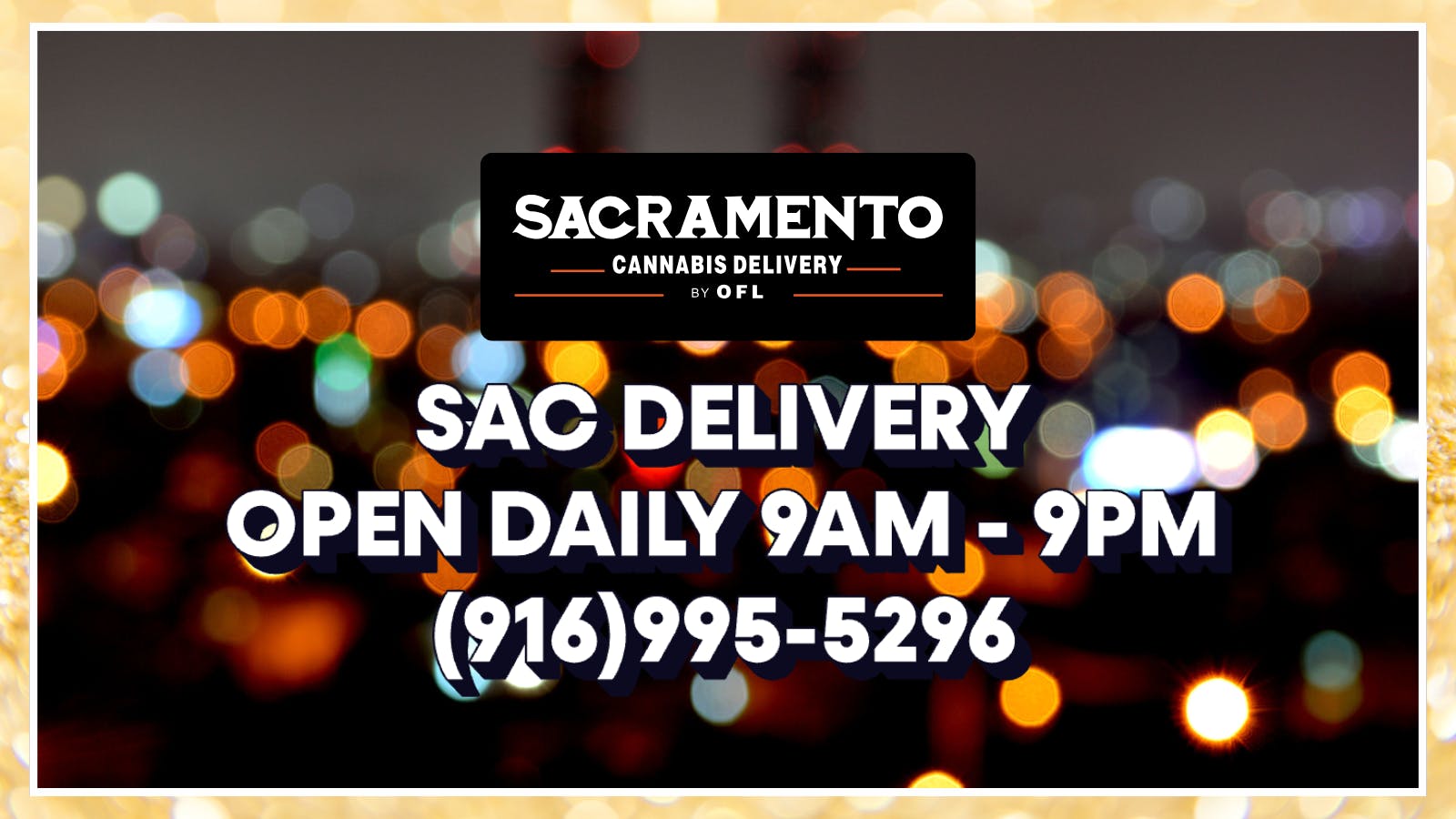 Sacramento Cannabis Delivery By OFL listing banner
