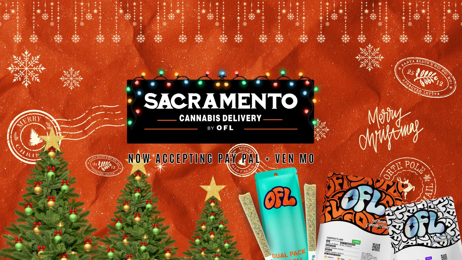 Sacramento Cannabis Delivery By OFL listing banner