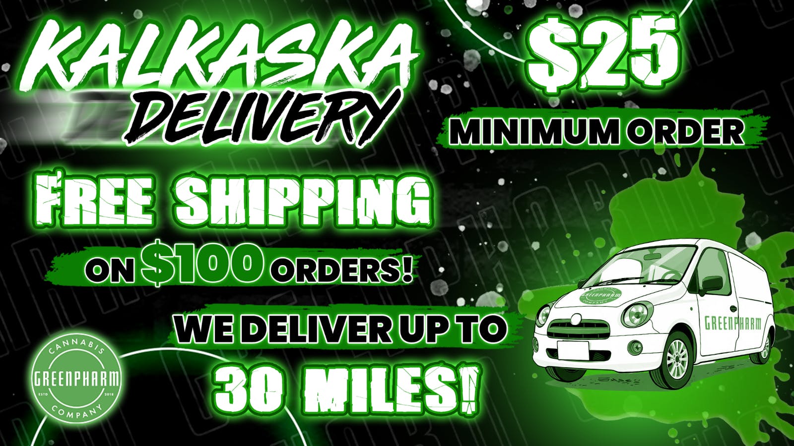 Green Pharm - Kalkaska- Delivery listing banner