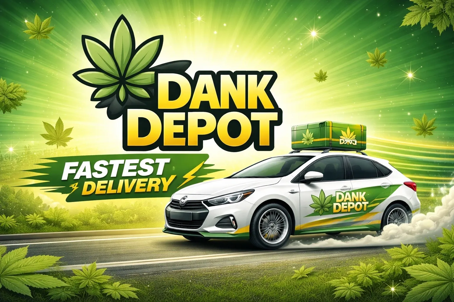 Dank Depot Delivery listing banner